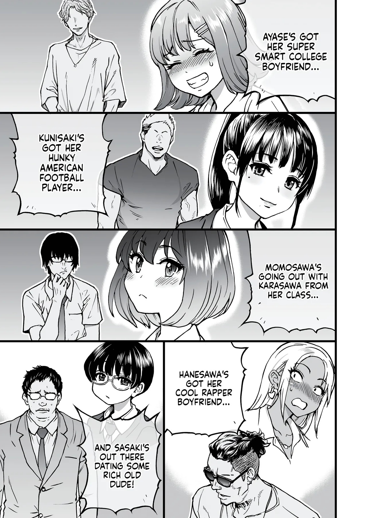 100-Kai Furareta Zetsubou-teki ni Motenai Ore o Awarenda Kareshi Ari Onna Tomodachi ga Nandemo Eroi Koto Yarasete Kureta!! | Pity Party in My Pants page 10 full