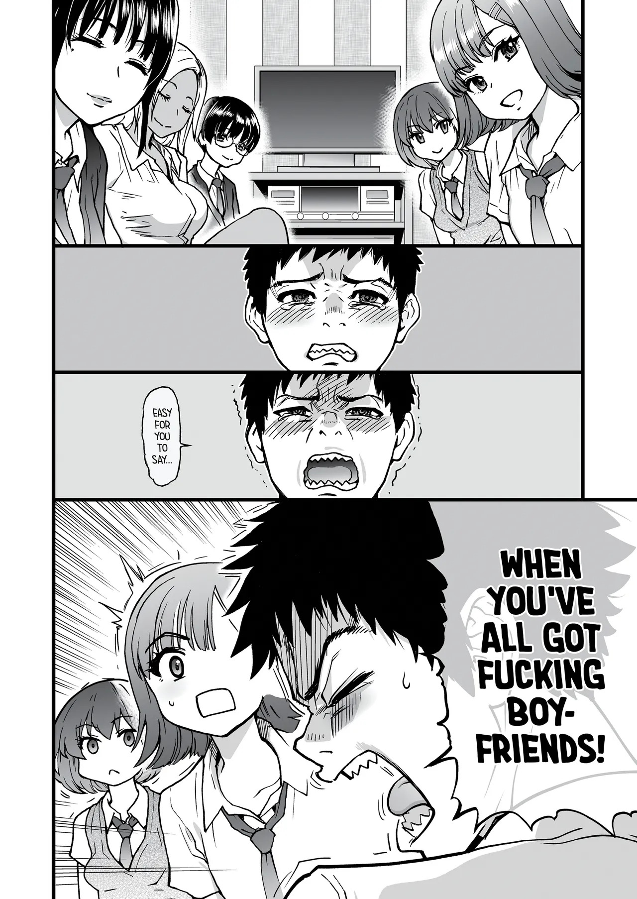 100-Kai Furareta Zetsubou-teki ni Motenai Ore o Awarenda Kareshi Ari Onna Tomodachi ga Nandemo Eroi Koto Yarasete Kureta!! | Pity Party in My Pants page 9 full