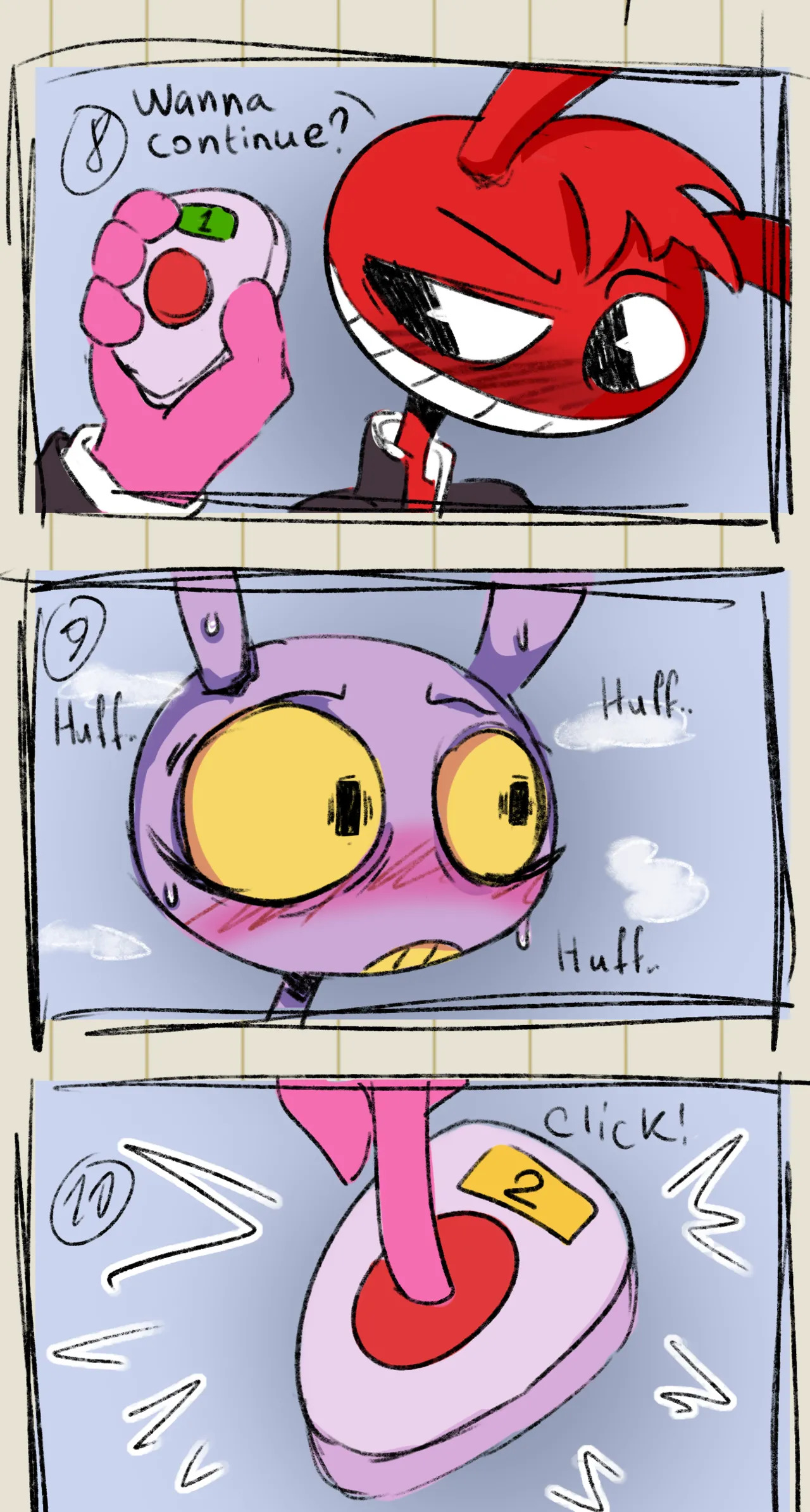 Jax X Thomas omorashi comic page 6 full