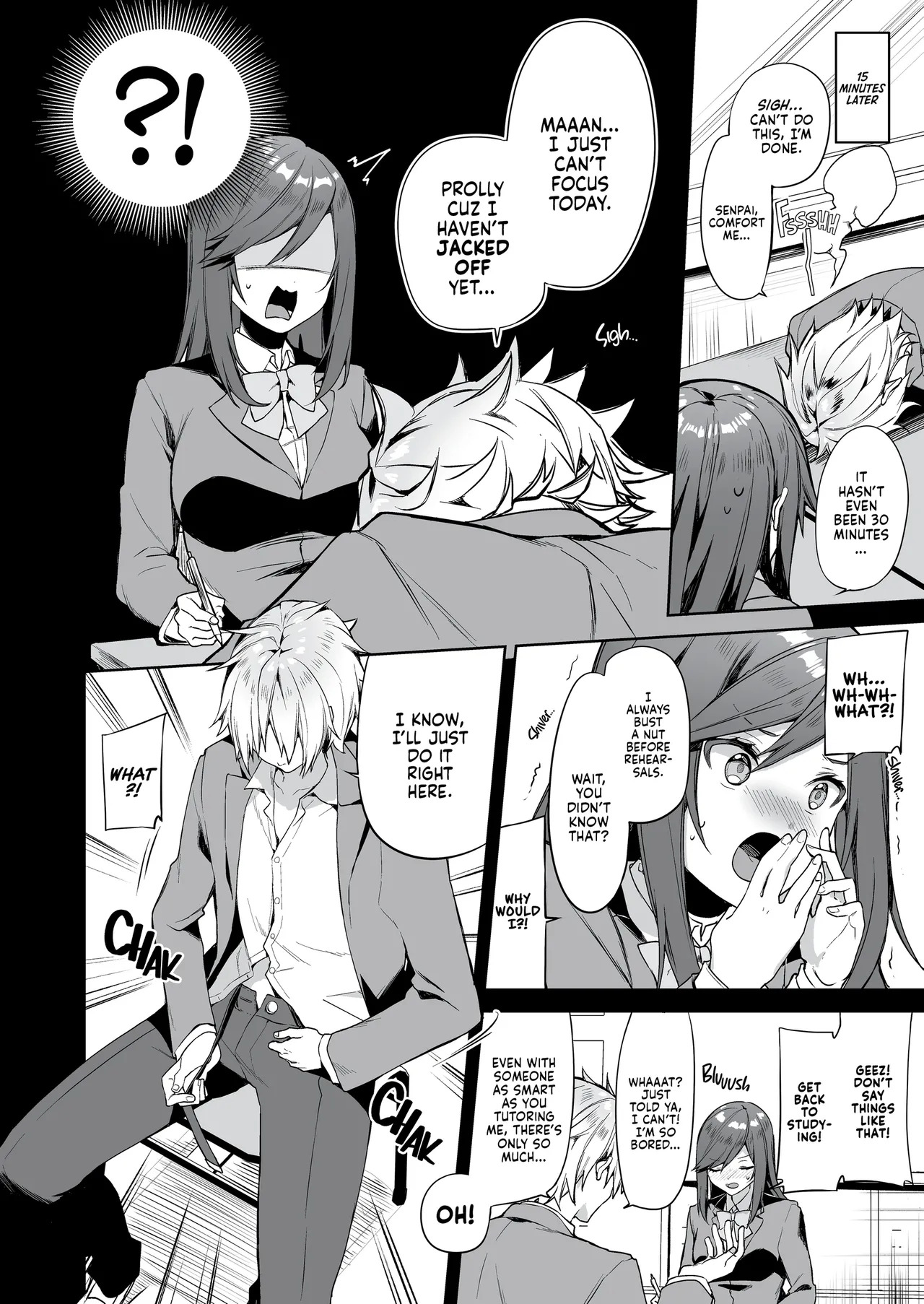 Senpai! Motto Ore ni Gohoubi Kudasai! | I Can't Study Without Senpai! page 3 full