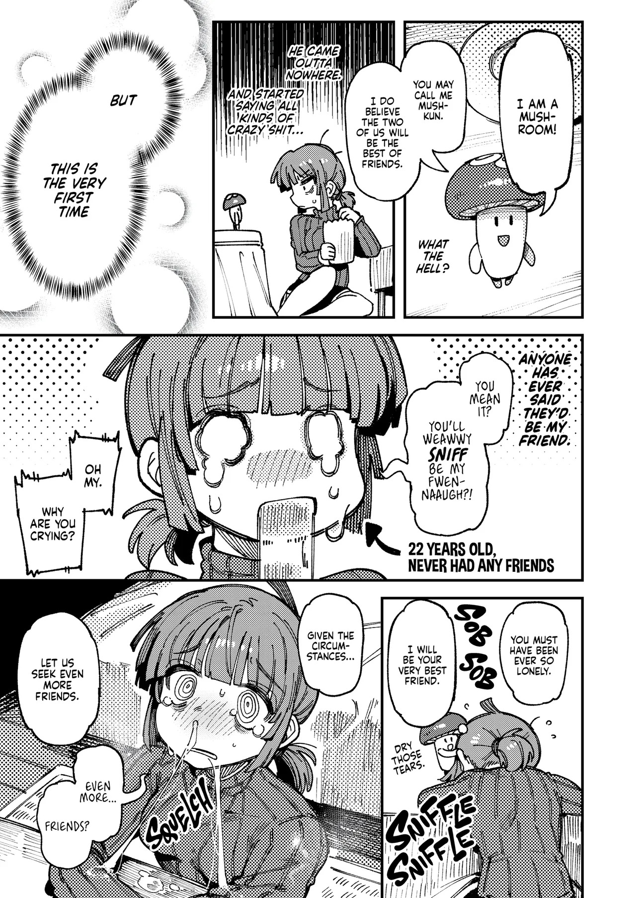 Ie ga Shike Sugite Haete Kita Genkaku Yuuhatsu Suru Kinoko o Goshoku Shite Hatsujou Shita Ato no Are ya Kore | What Happened After My Place Got So Humid It Grew Magic Mushrooms and I Ate Them and Got Super Horny! page 6 full