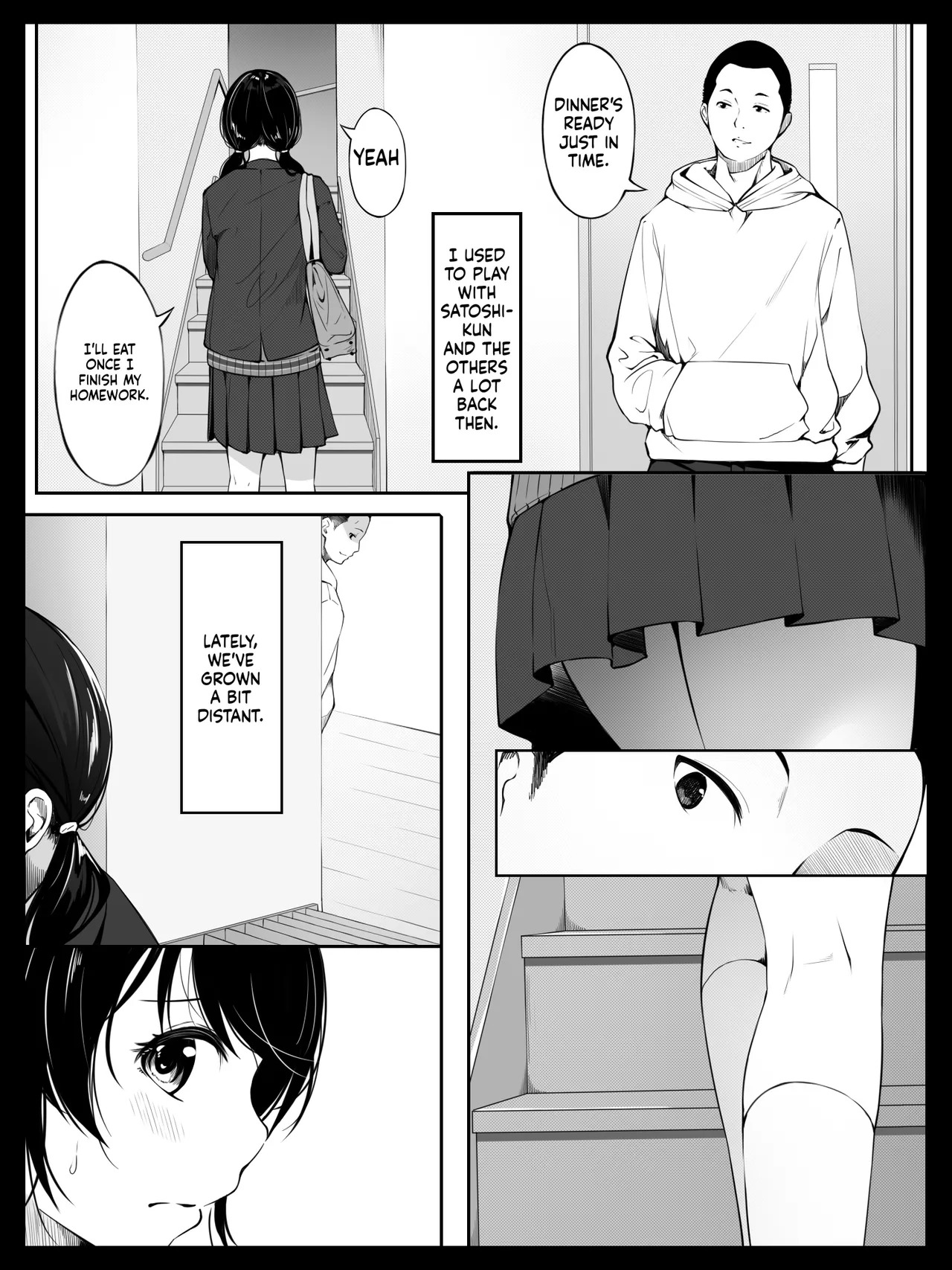 Osananajimi no Yumi-chan wa Boku ga Neteiru Aida ni Giri no Onii-san ni Okasaremashita page 8 full