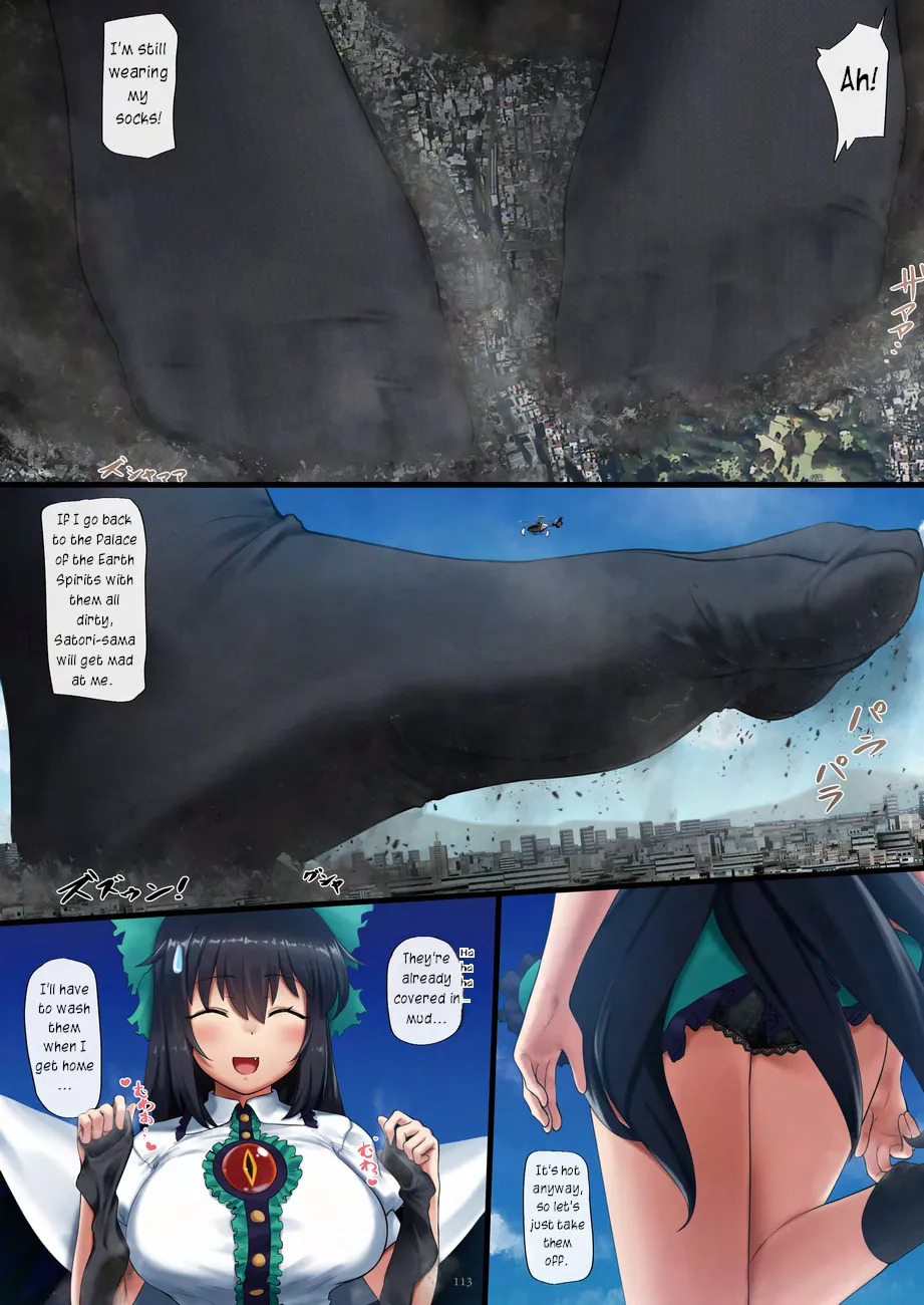 Chou Kyodai Jigoku Garasu Shuurai!! | Attack of the Giga-Sized Hell Raven!! page 5 full