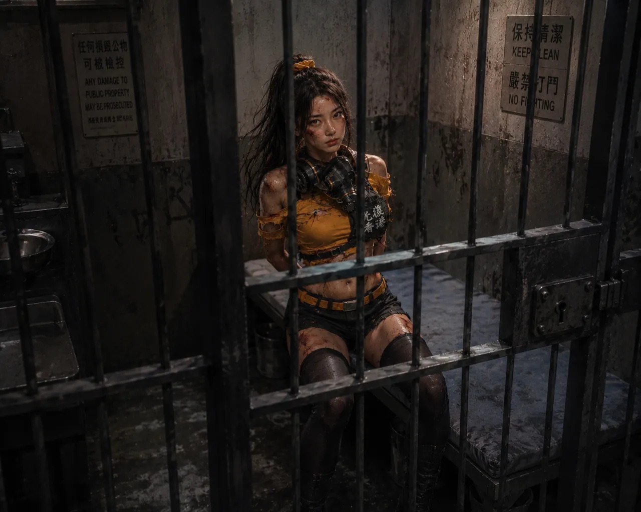Reversed Front-Inspired Fan Art — Sylvia the Hong Kong Protester Taken into Police Custody page 5 full
