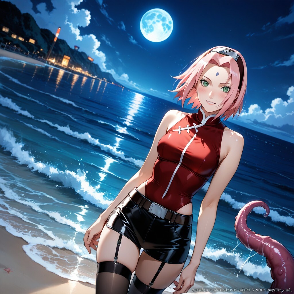 Sakura Haruno Tentacles - Opening page 2 full