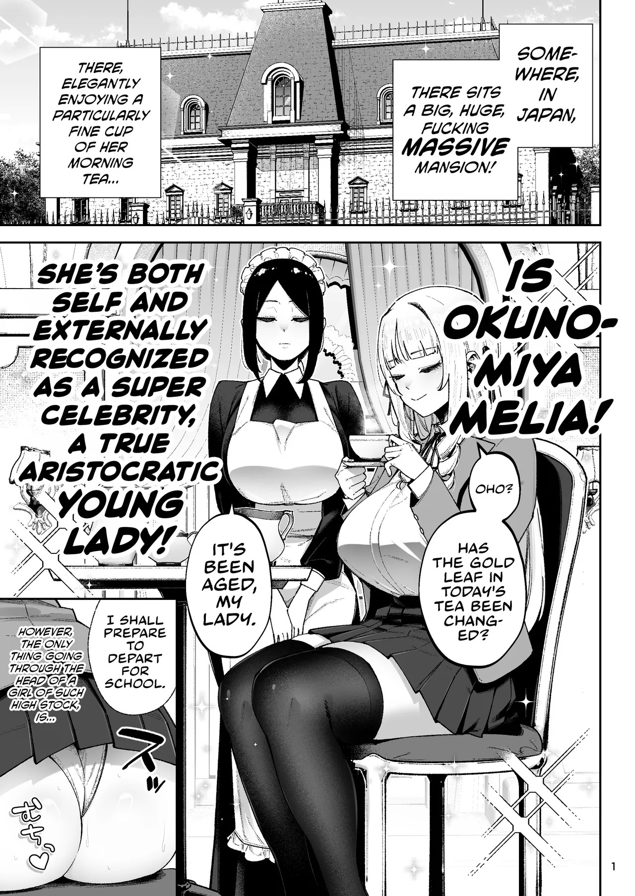 Go For It! You Stupid, Sexy Young Lady! | Soreyuke, Ero Baka Ojou-sama! ~Celeb no Watashi ga Dekachin Shomin wo Tegome ni Suru no wa Touzen desu!~ page 3 full
