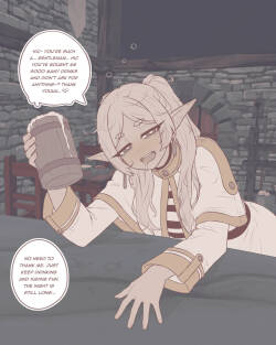 Frieren Got Drunk