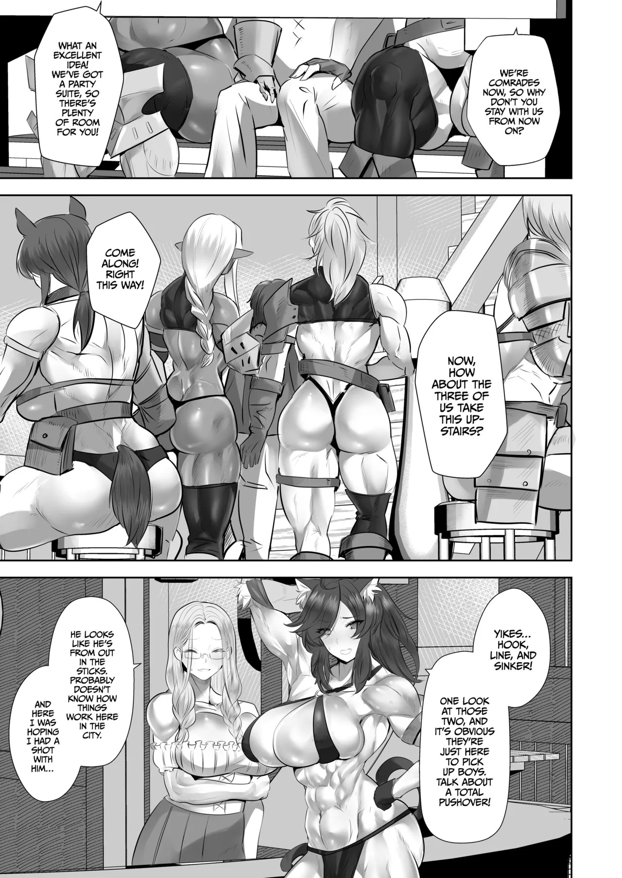 Beefy Swordswomen page 8 full