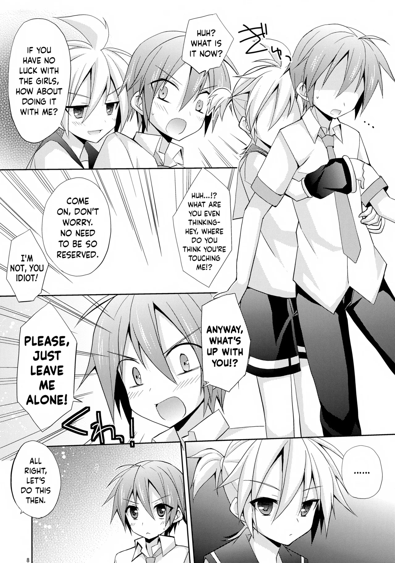 Len-kun ga Gachi Sugite Kowai | Len-kun Is So Eager It Scares Me page 8 full
