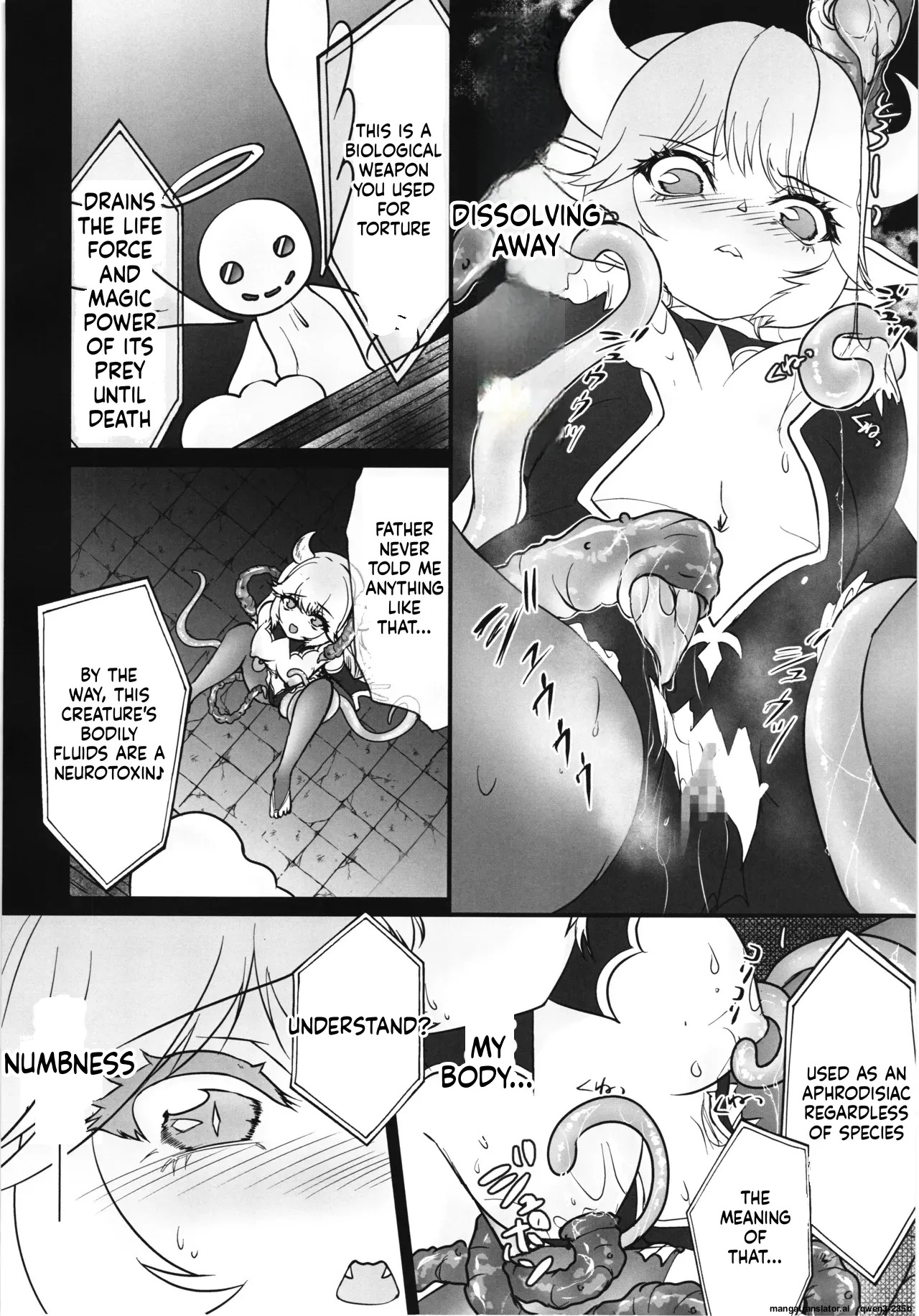 Zangyaku Tenshi no Kairaku Choukyou ~Mazoku no Hime Shokushu Seirei Mesuana Ochi~ page 8 full