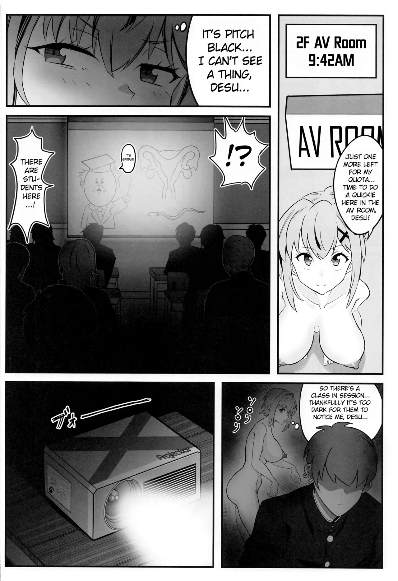 Kiri-chan no Danshikounai Roshutsu Haikai Quest page 9 full