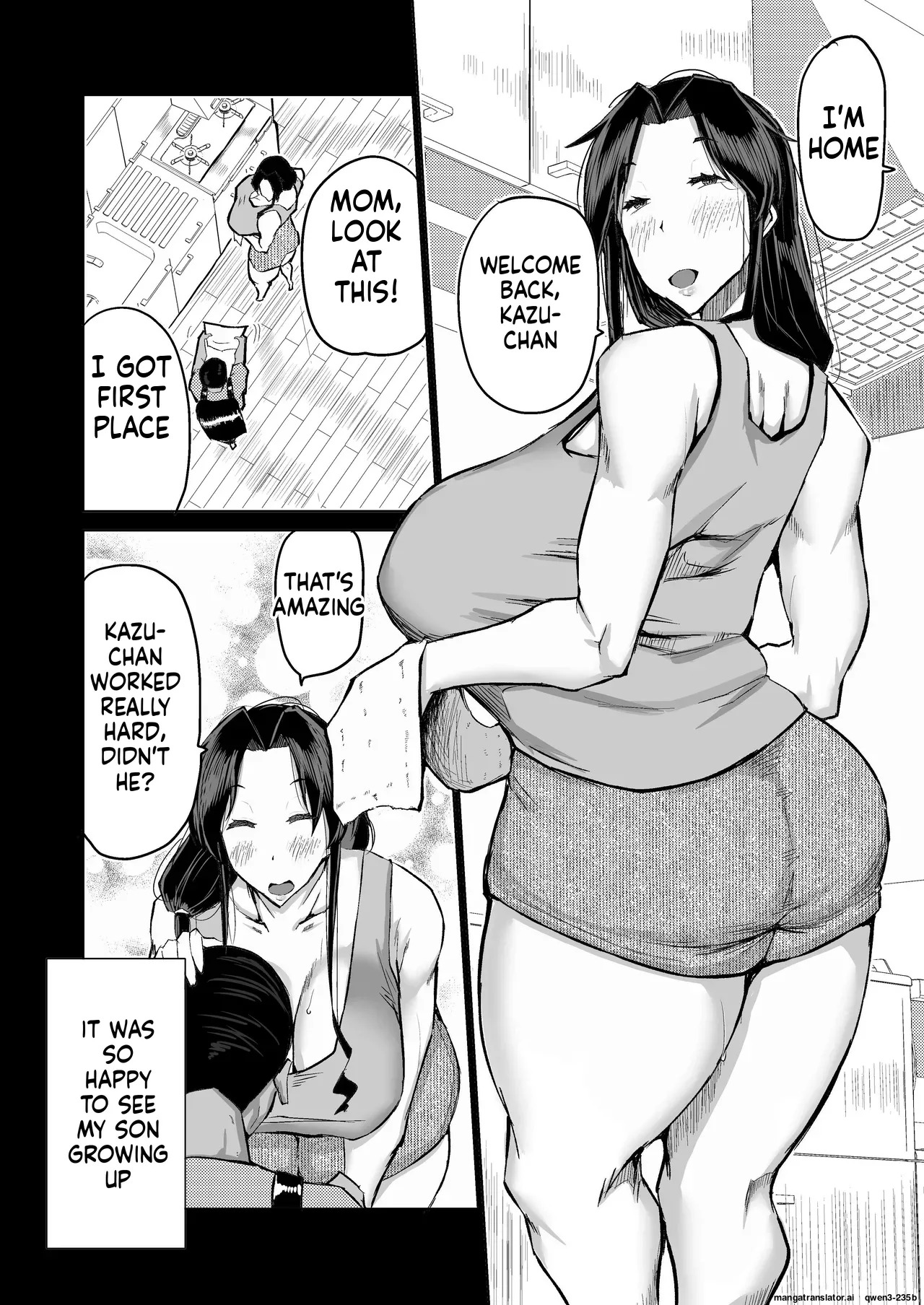 Won't you jerk off my son's cock? ~A mother whose masturbation-monkey son's sexual needs became way too much trouble asks her mom friend for handjob advice~ page 3 full