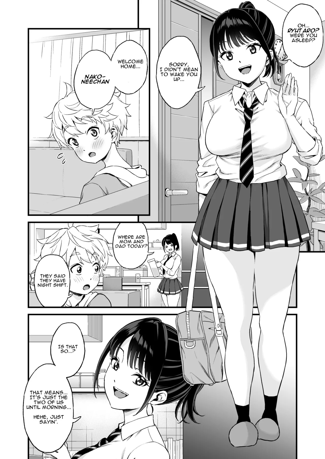 Giri no Onee-san to sex suru hanashi page 3 full