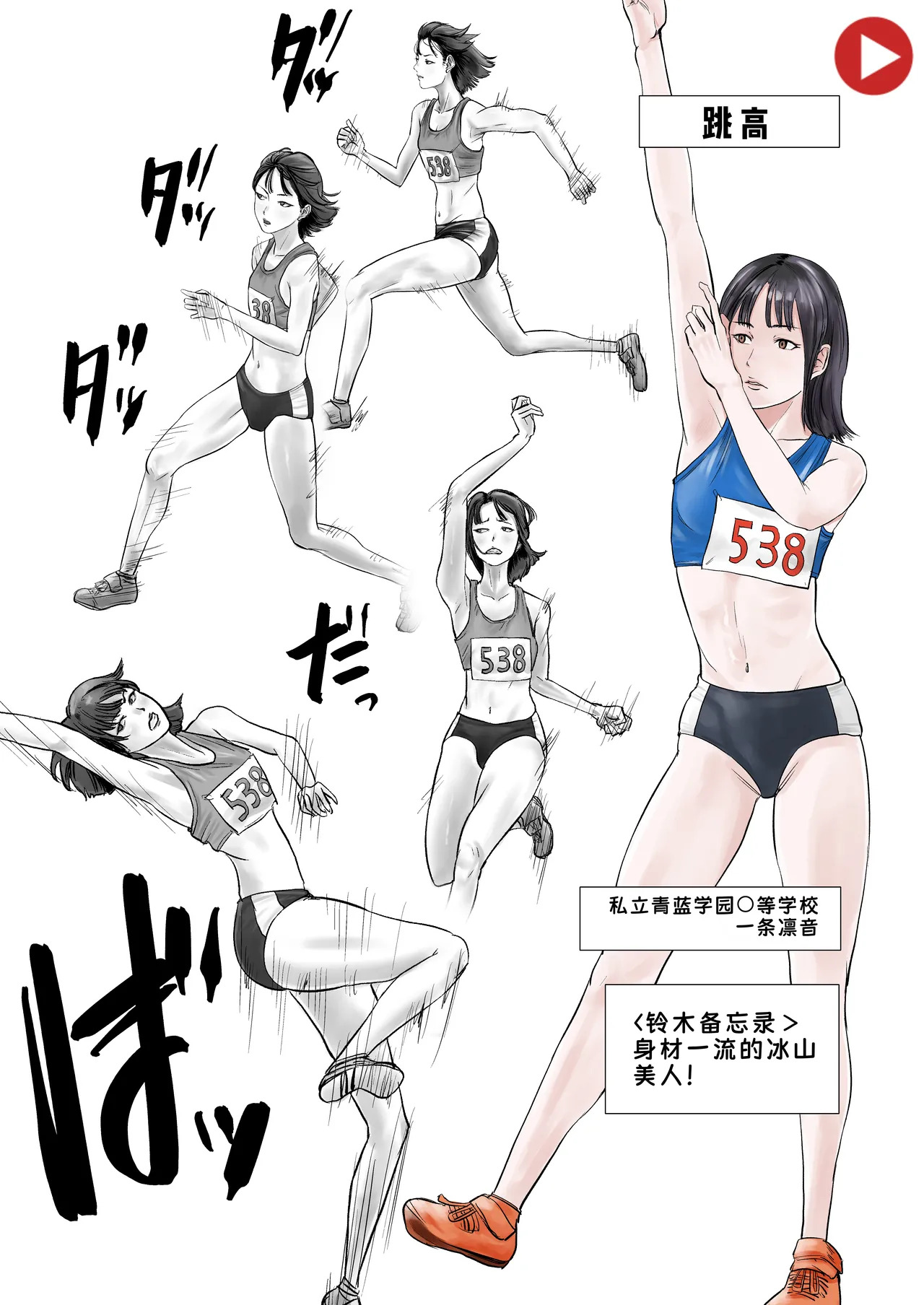 Jikan Teishi App de Rikijoubu o Okashimakuru Hanashi|用时间停止APP肆意侵犯田径部【蓝枫个人翻译】 page 4 full