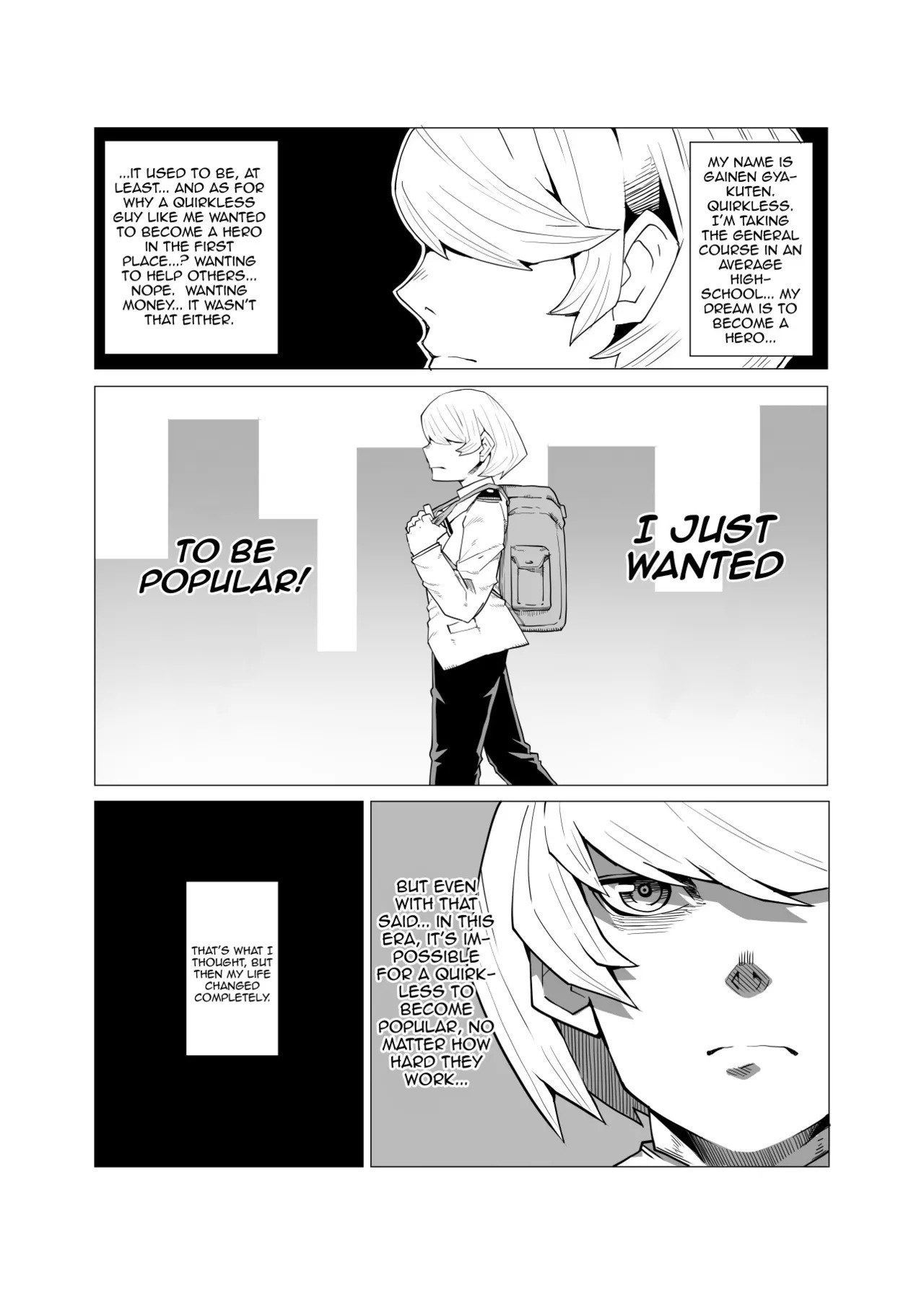 Teisou Gyakuten no Hero Academia | Inverted Morality Hero Academia page 1 full
