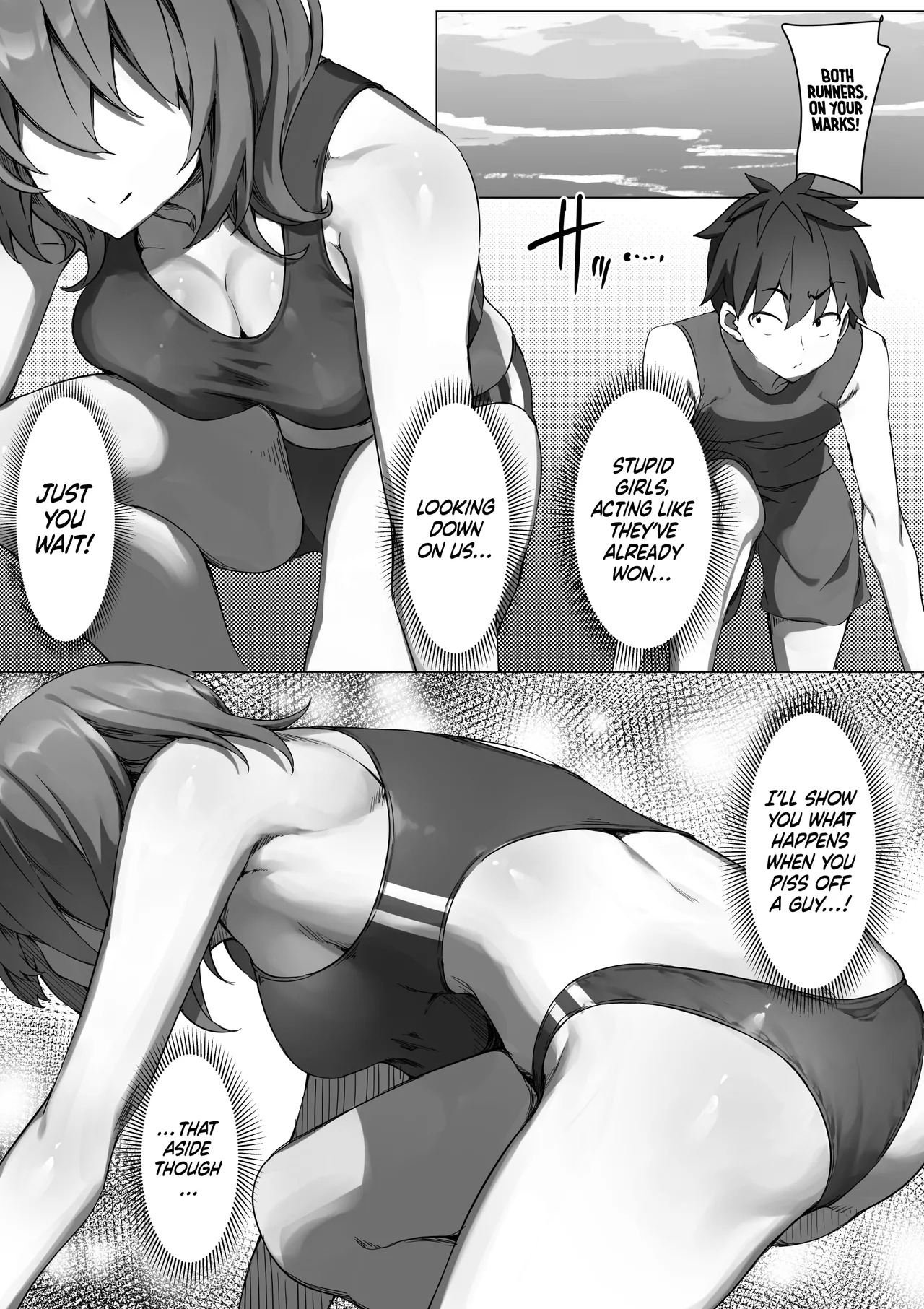 The Story of Masochists Who Got Hard From the Armpits of the Girls’ Track-and-Field Team and Got Punished | Rikujo Joshi no Waki ni Tsui Kofun Shite Shimatta Maso ni Batsu ga Kudaru Hanashi page 2 full
