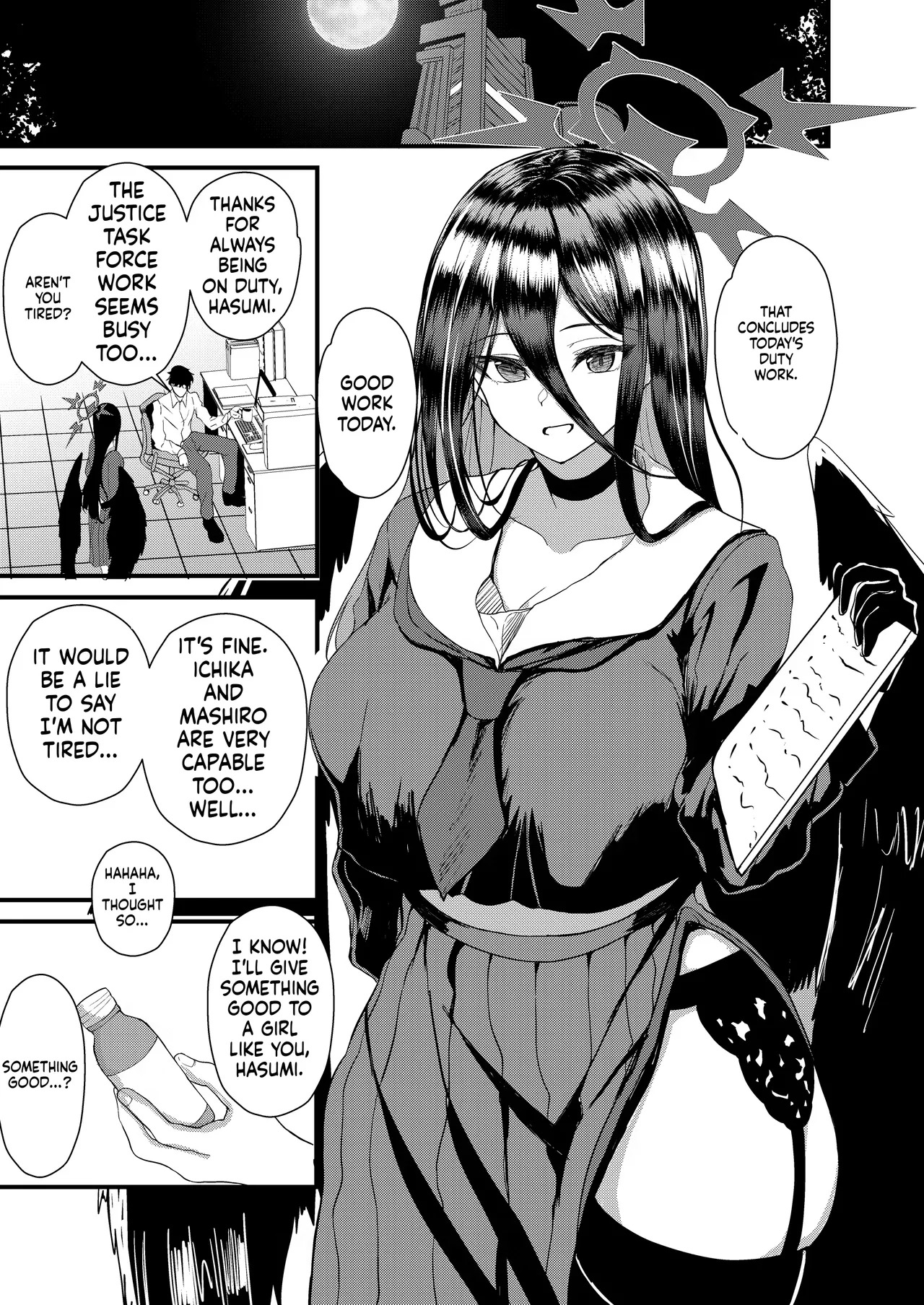 Hasumi Paizuri page 8 full