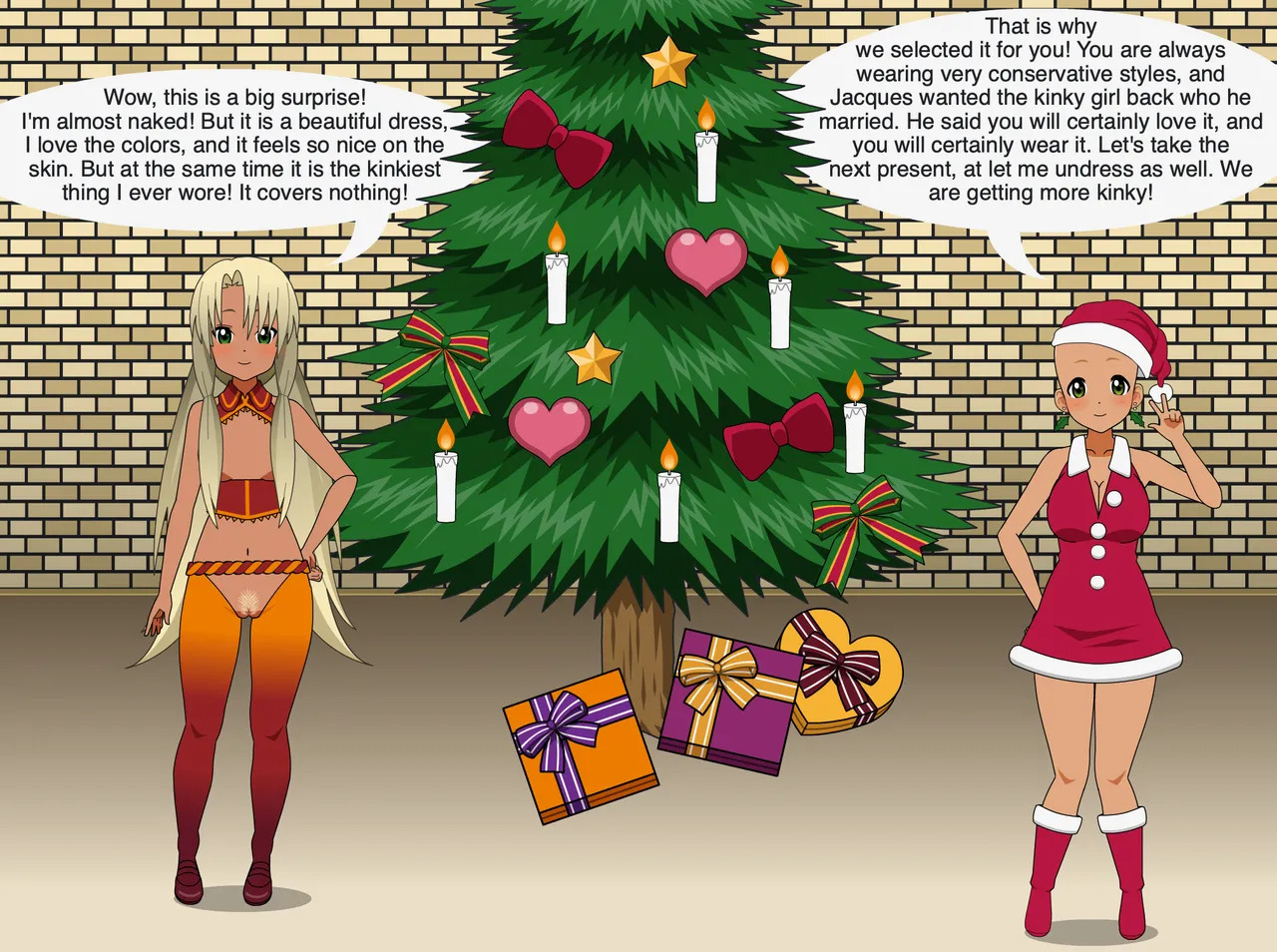 Christmas Girl celebrates Christmas - Merry Christmas 1 page 4 full
