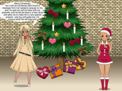 Christmas Girl celebrates Christmas - Merry Christmas 1