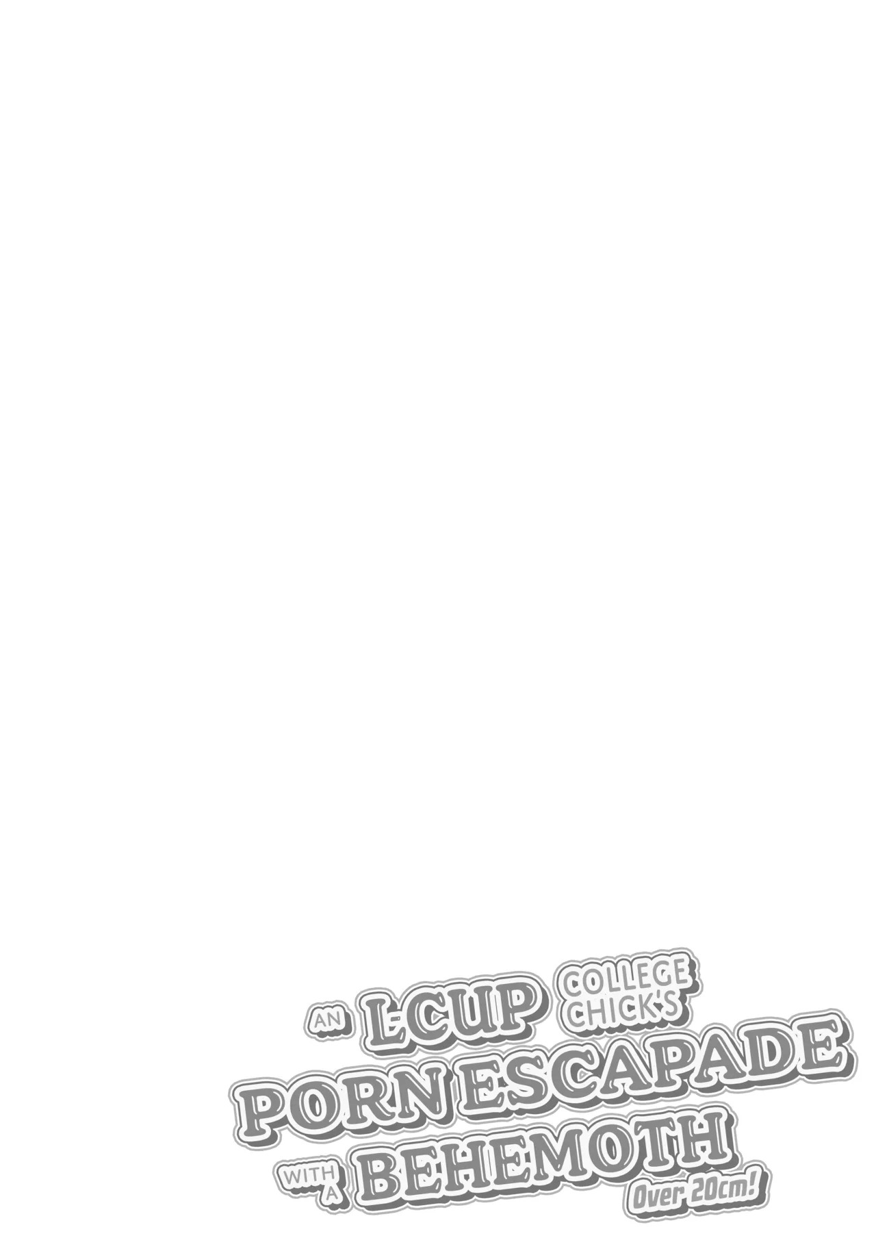 L-Cup Joshidai Nama 20cm Chou Dekachin de AV Debut | An L-Cup College Chick's Porn Escapade with a Behemoth - Paizuri Time page 2 full