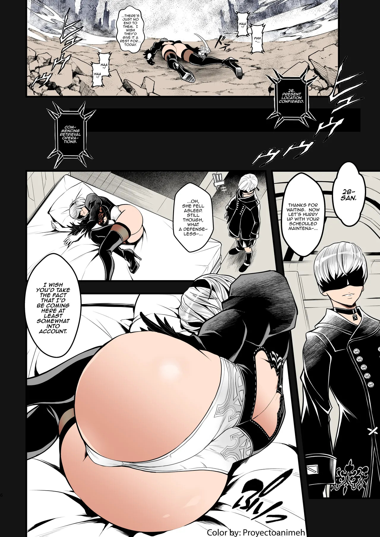 Onna Senshinokyuusoku Female Warrior Rest   Colorized page 6 full