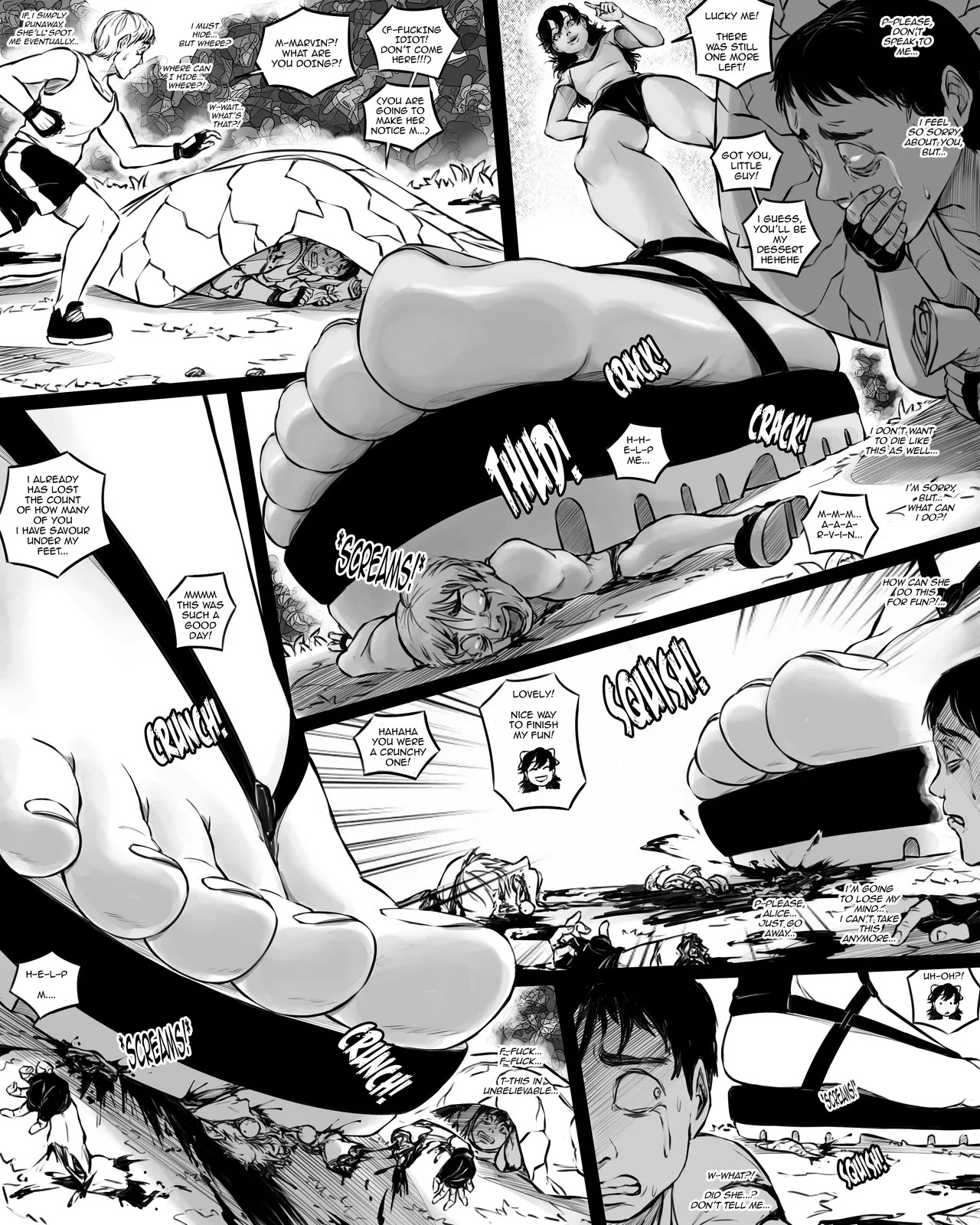 Giantess Boarding School 7 - The Tiny Village page 6 full