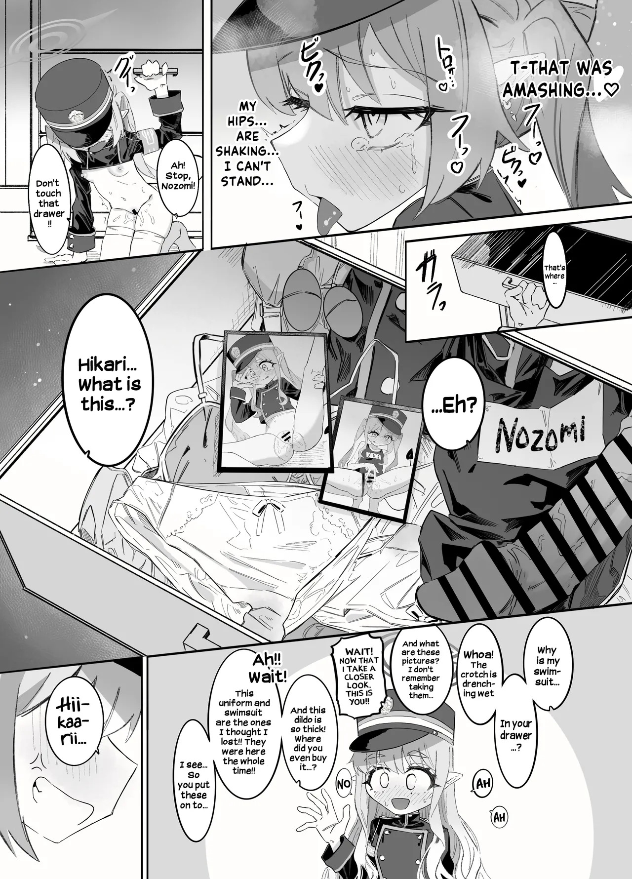 Nozomi to Hikari no Yuri Shupo Express! | Nozomi and Hikari's Yuri Shupo Express! page 7 full