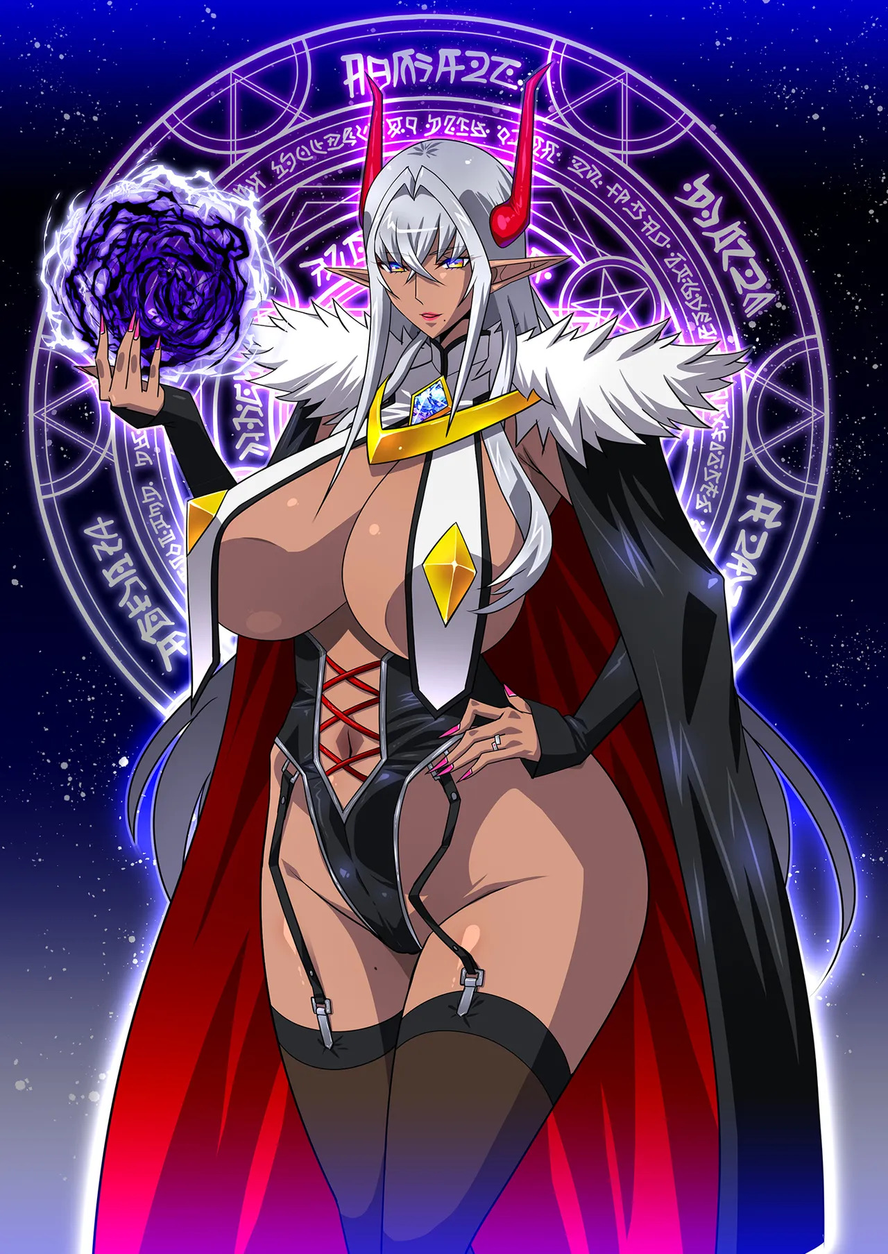 黒雷の魔王レヴィーザ act1「人妻魔王は元部下の肉便器となる…」 page 10 full