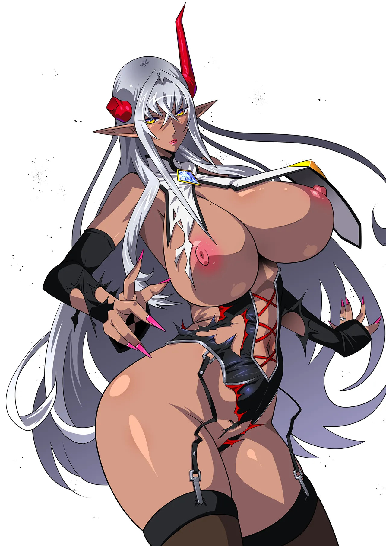 黒雷の魔王レヴィーザ act1「人妻魔王は元部下の肉便器となる…」 page 5 full
