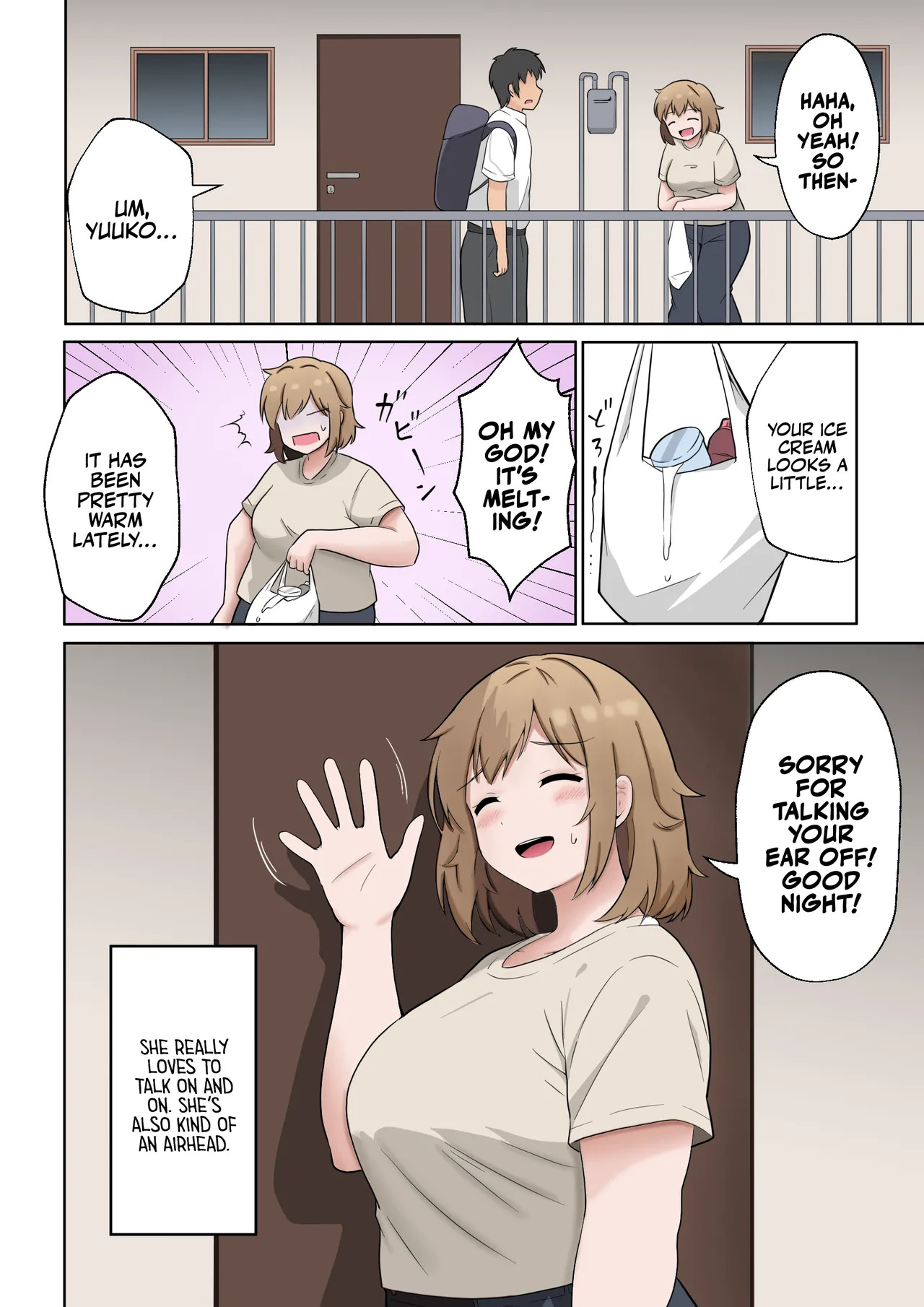 Apart no Otonari-san ga Yarasete Kureru Hanashi My Nextdoor Neighbor Let Me Fuck Her page 3 full