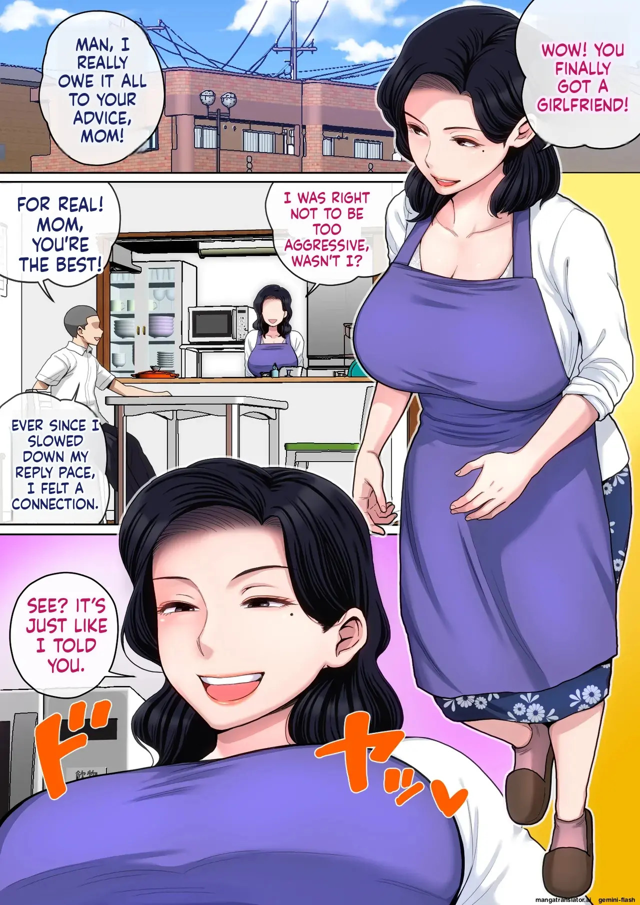 Practice H with your mom! | English | Full Color page 2 full