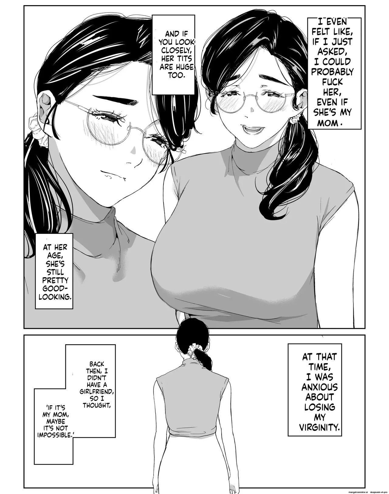 Tanomaretara Kotowarenai Seikaku no Okaa-san o Kudoite Mita | English page 3 full