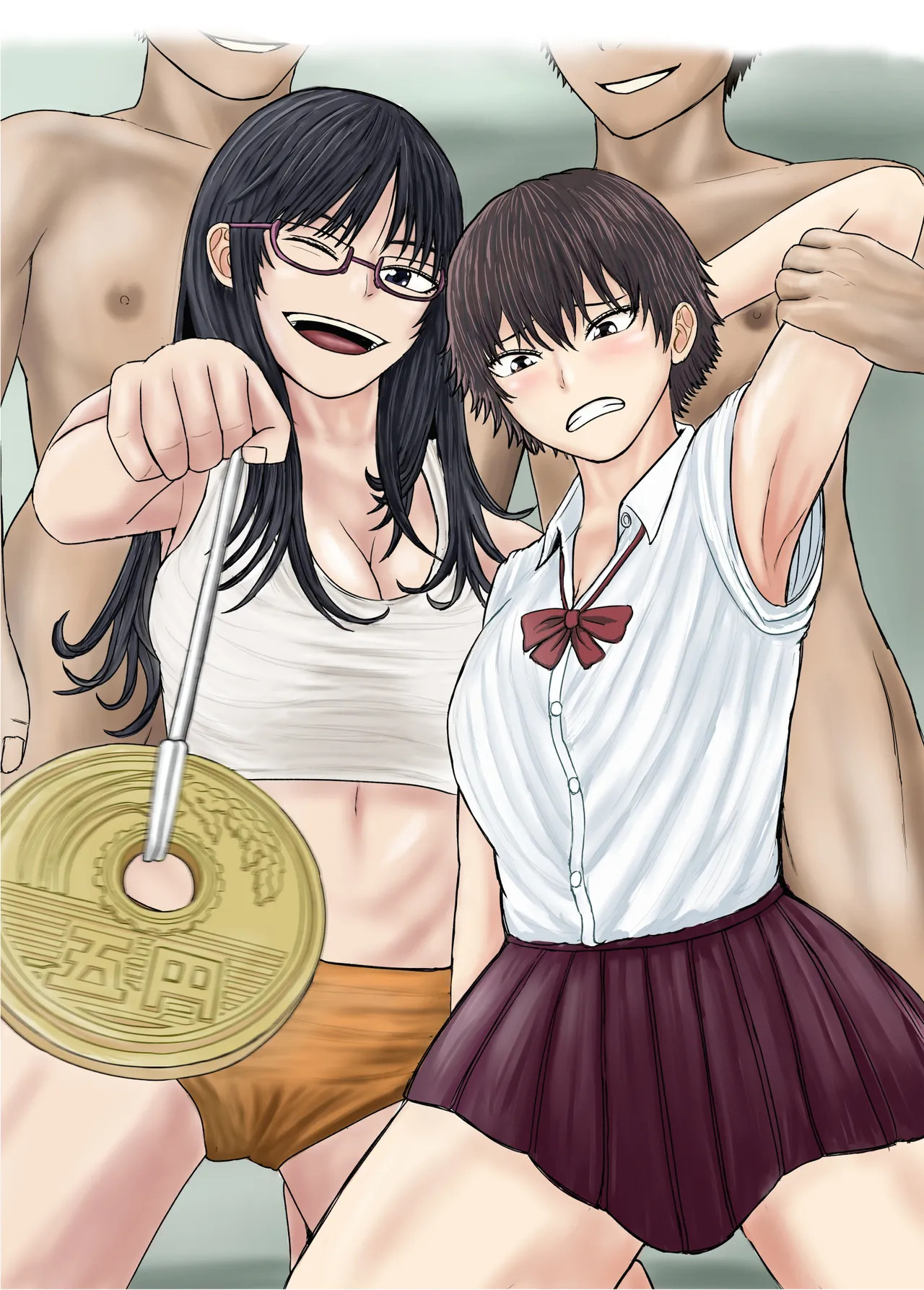Together with onee-san: The story of having an orgy with my classmates in a hypnosis experiment page 1 full