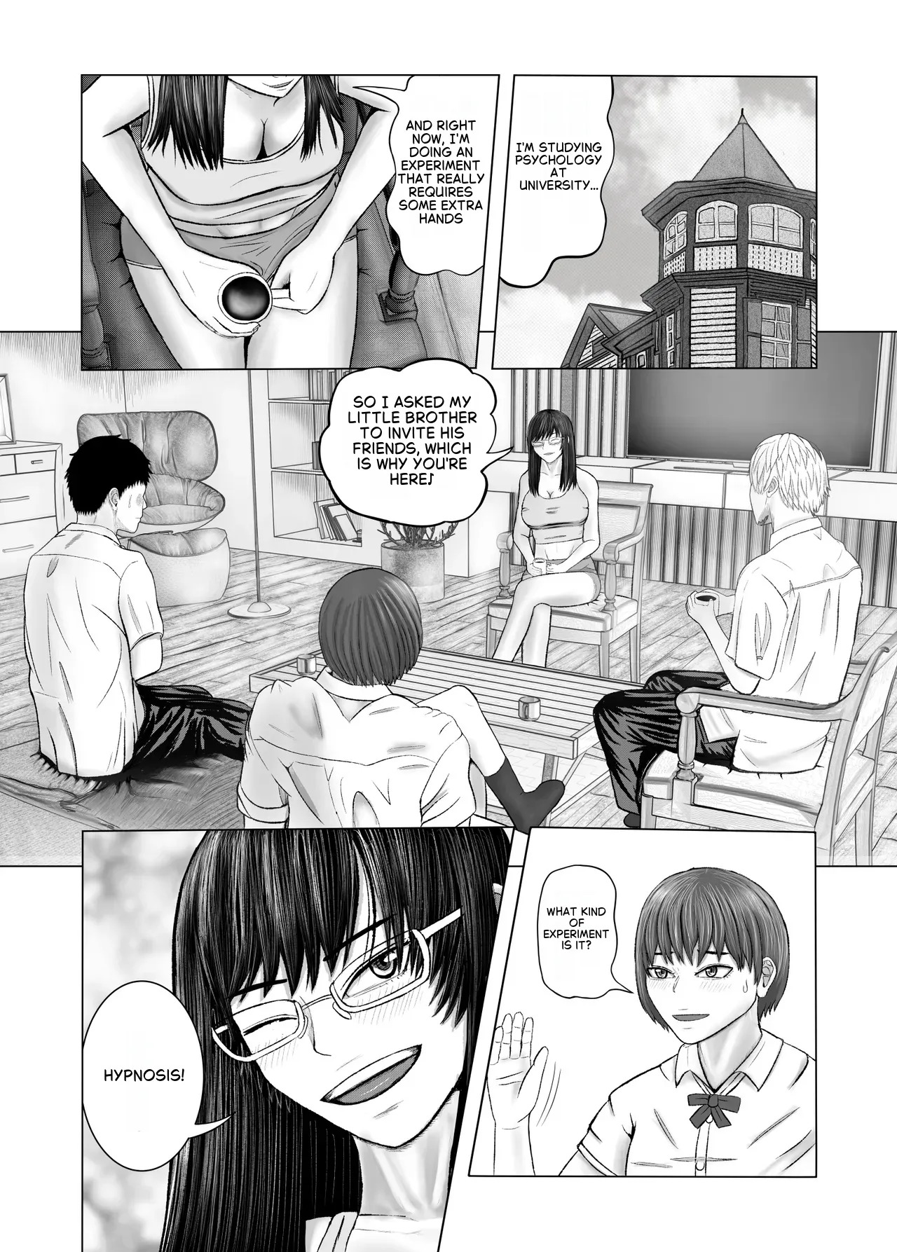 Together with onee-san: The story of having an orgy with my classmates in a hypnosis experiment page 6 full