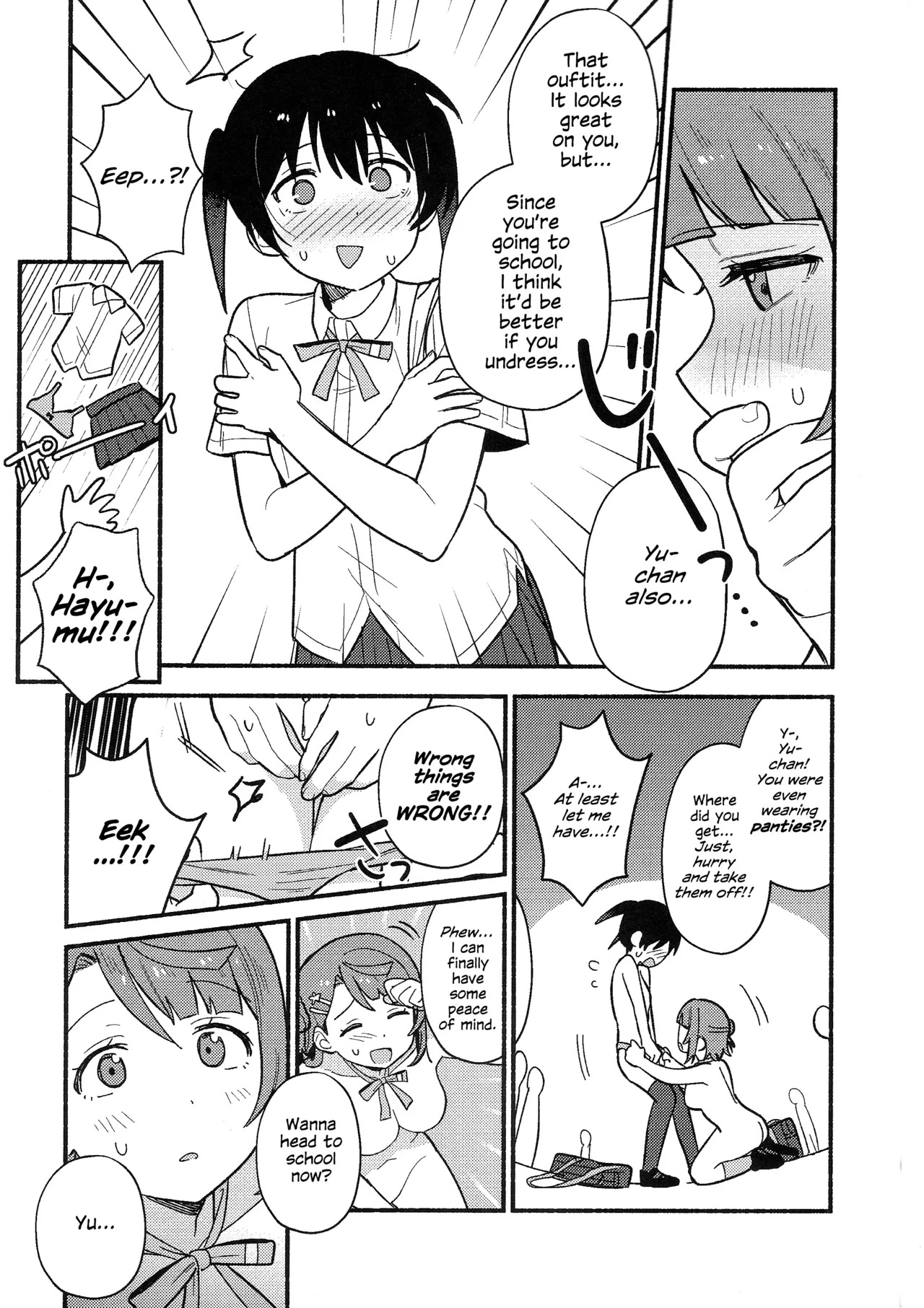 Yu-chan wa Pantsu o Shishu shitai! | Yu-chan Wants to Protect Her Panties at All Costs! page 10 full