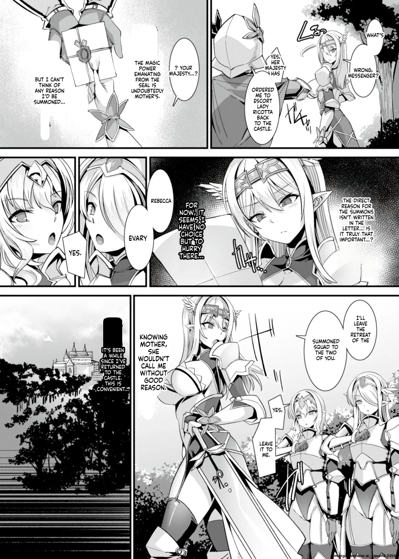 Kukkoro Himekishi no Kairaku Ahe-ochi Amaama Choukyou ~ Otoko ga Umarenai Isekai e Shoukan Sareta Ore ga Heroine o Ategawarete Kozukuri Ecchi 2 ~ page 5 full