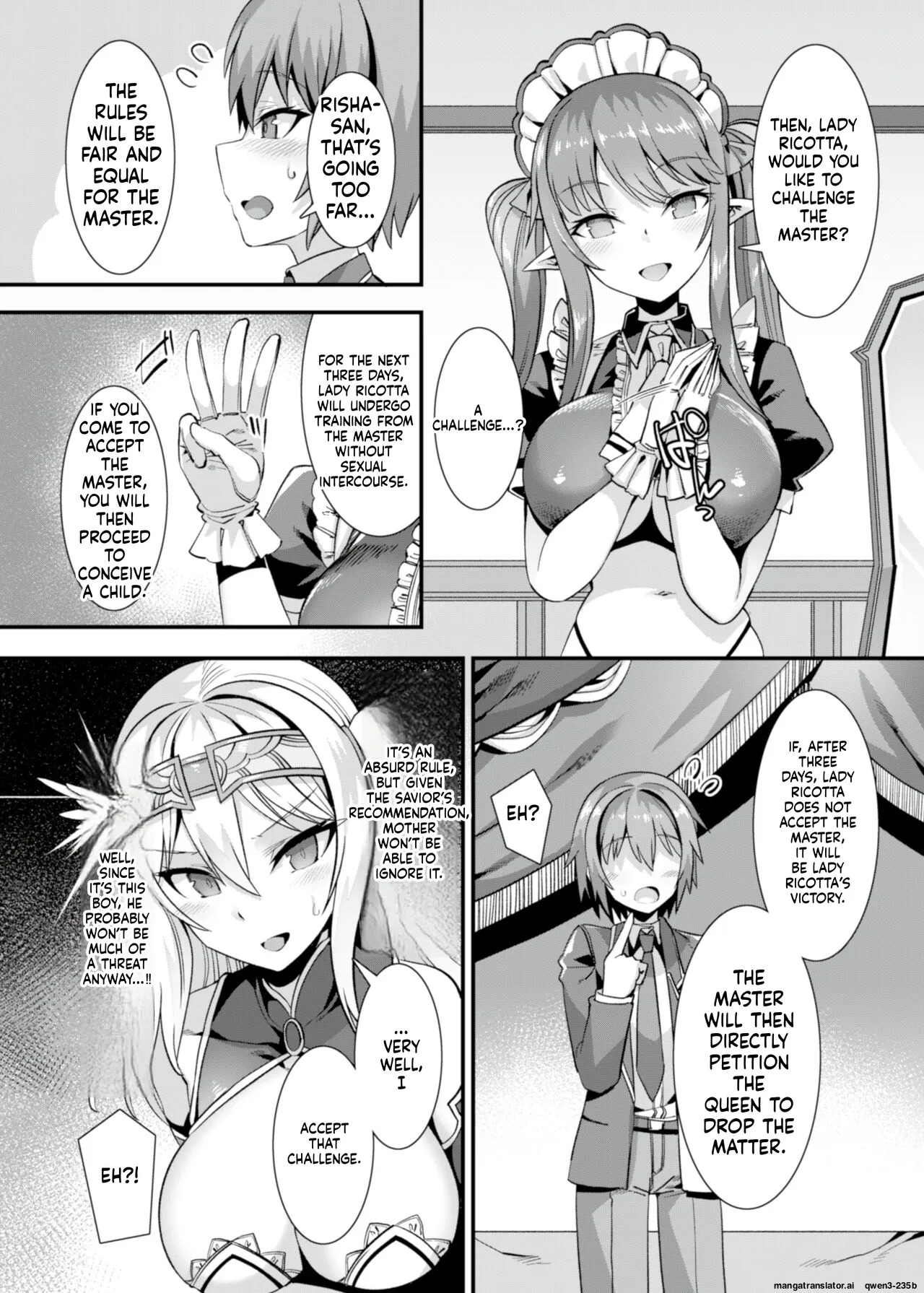 Kukkoro Himekishi no Kairaku Ahe-ochi Amaama Choukyou ~ Otoko ga Umarenai Isekai e Shoukan Sareta Ore ga Heroine o Ategawarete Kozukuri Ecchi 2 ~ page 9 full