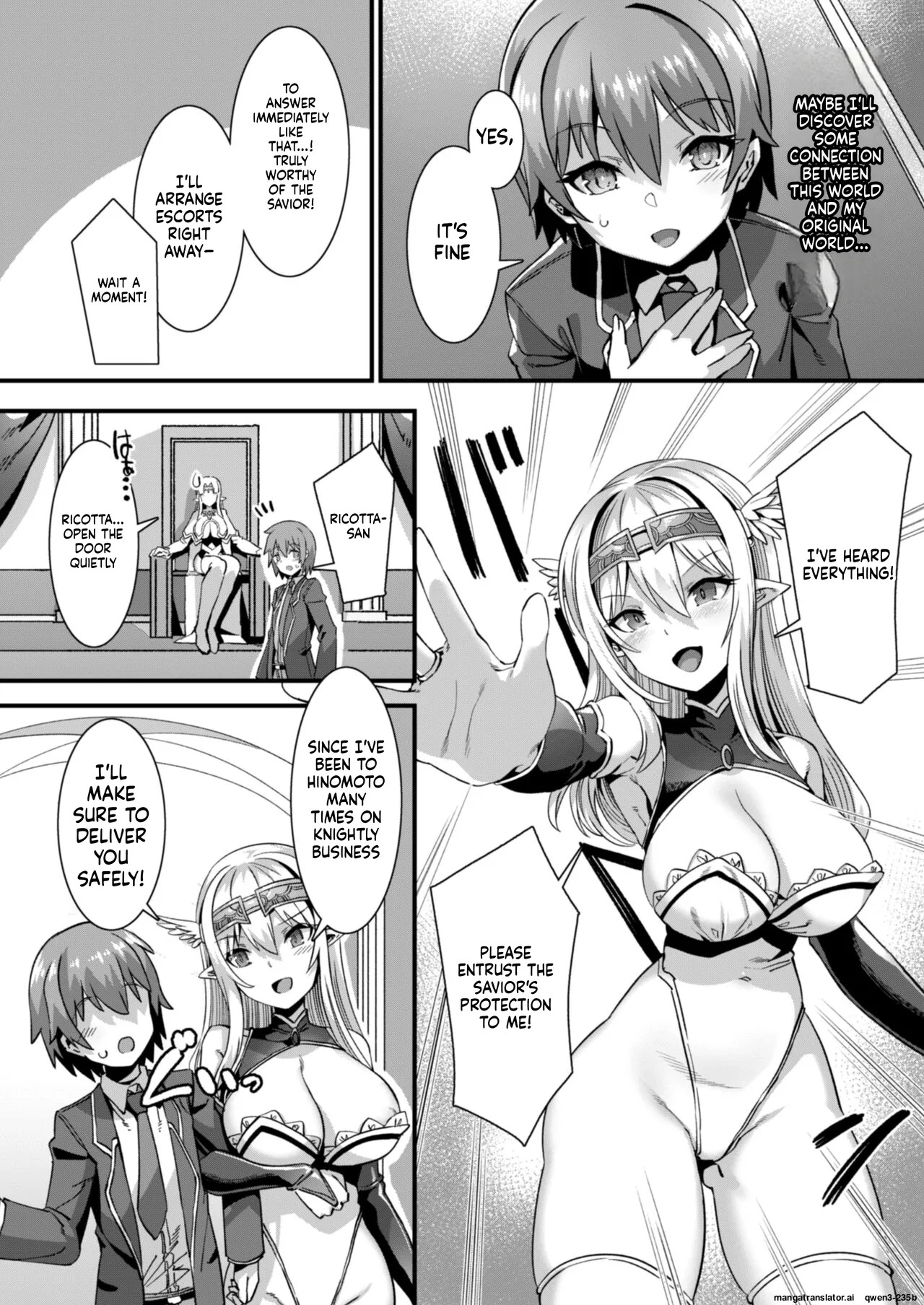 Ore no Seieki o Motomeru Kemomimi Mikohime o Party de Rouraku shite Kozukuri Harem Ecchi ~Otoko ga Umarenai Isekai e Shoukan sareta Ore ga Heroine o Ategawarete Kozukuri Ecchi 3~ page 3 full