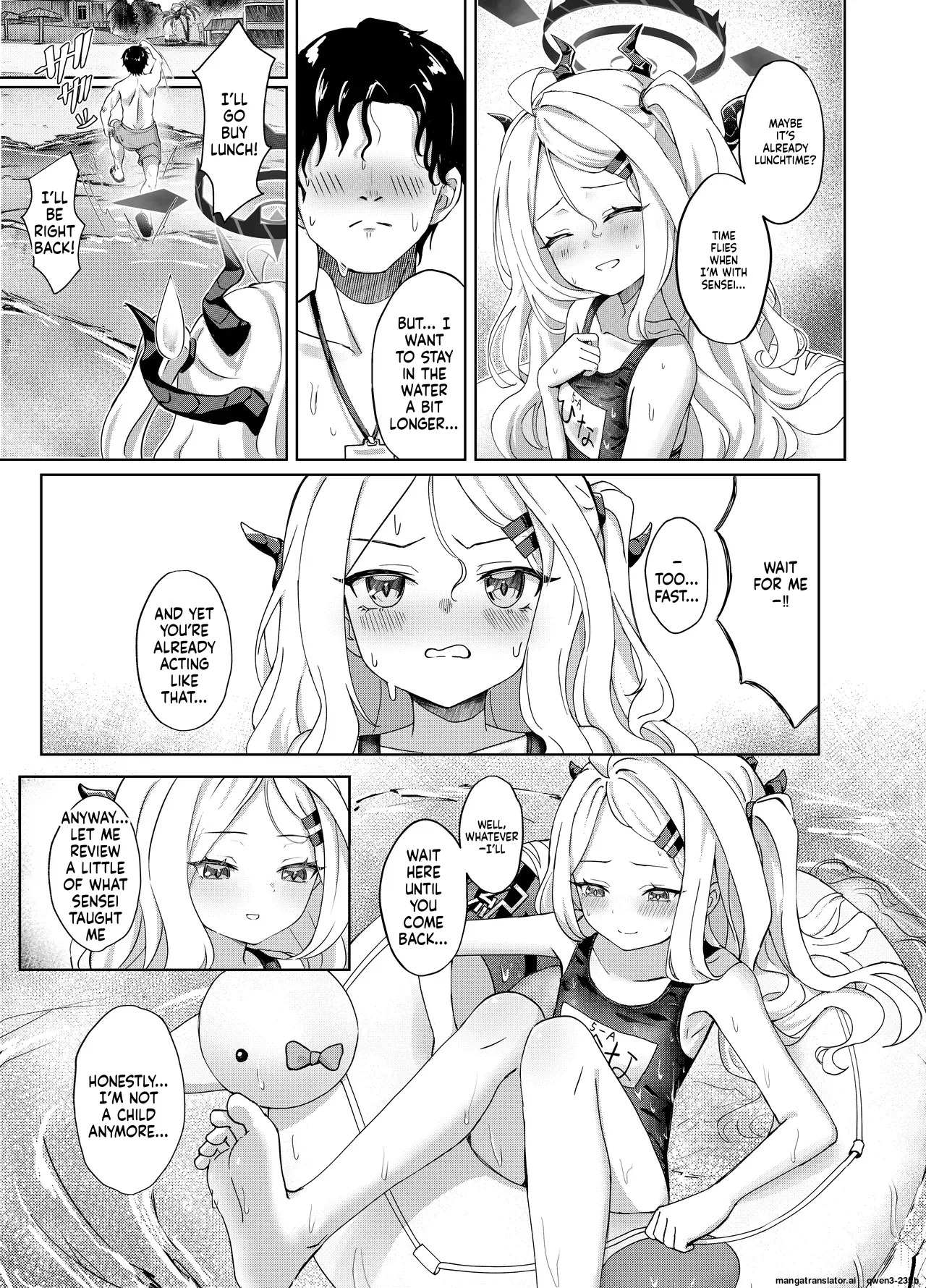 Natsubare, Takanami ni Chuui, Sensei - Dangerous Shorebreak Warning page 4 full