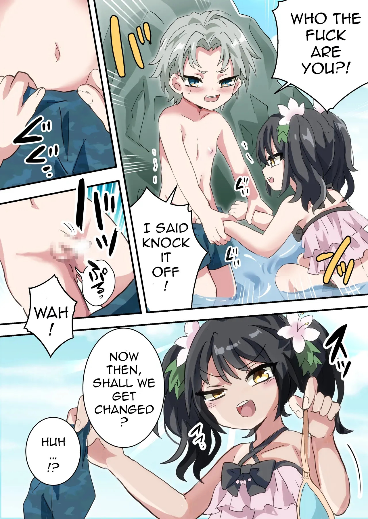 Jinrui Otokonoko-ka Keikaku Natsuyasumi Hen ~Shotaimen no Otoko no Ko-tachi to ikinari Hatsu-Ecchi!?~|Human Traptality Project Summer Vacation Arc ~These Boys are Suddenly Losing Their Virginity After They Just Met!?~ page 7 full