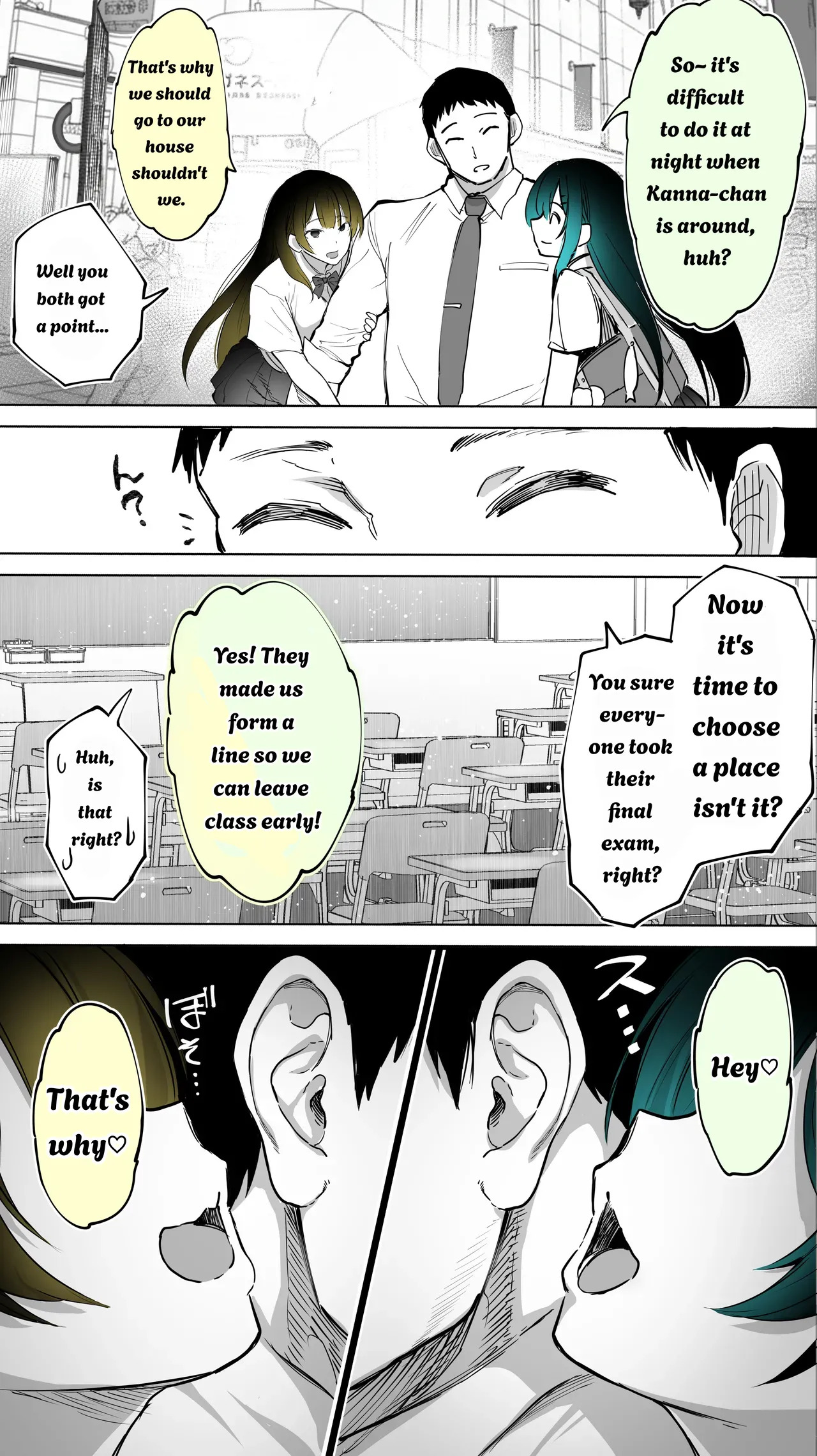Jimoto no Hame Tomo. ''Kinjo no Niransei Futago C, U'' Mumou-ban｜My Hometown Fuck buddy. 