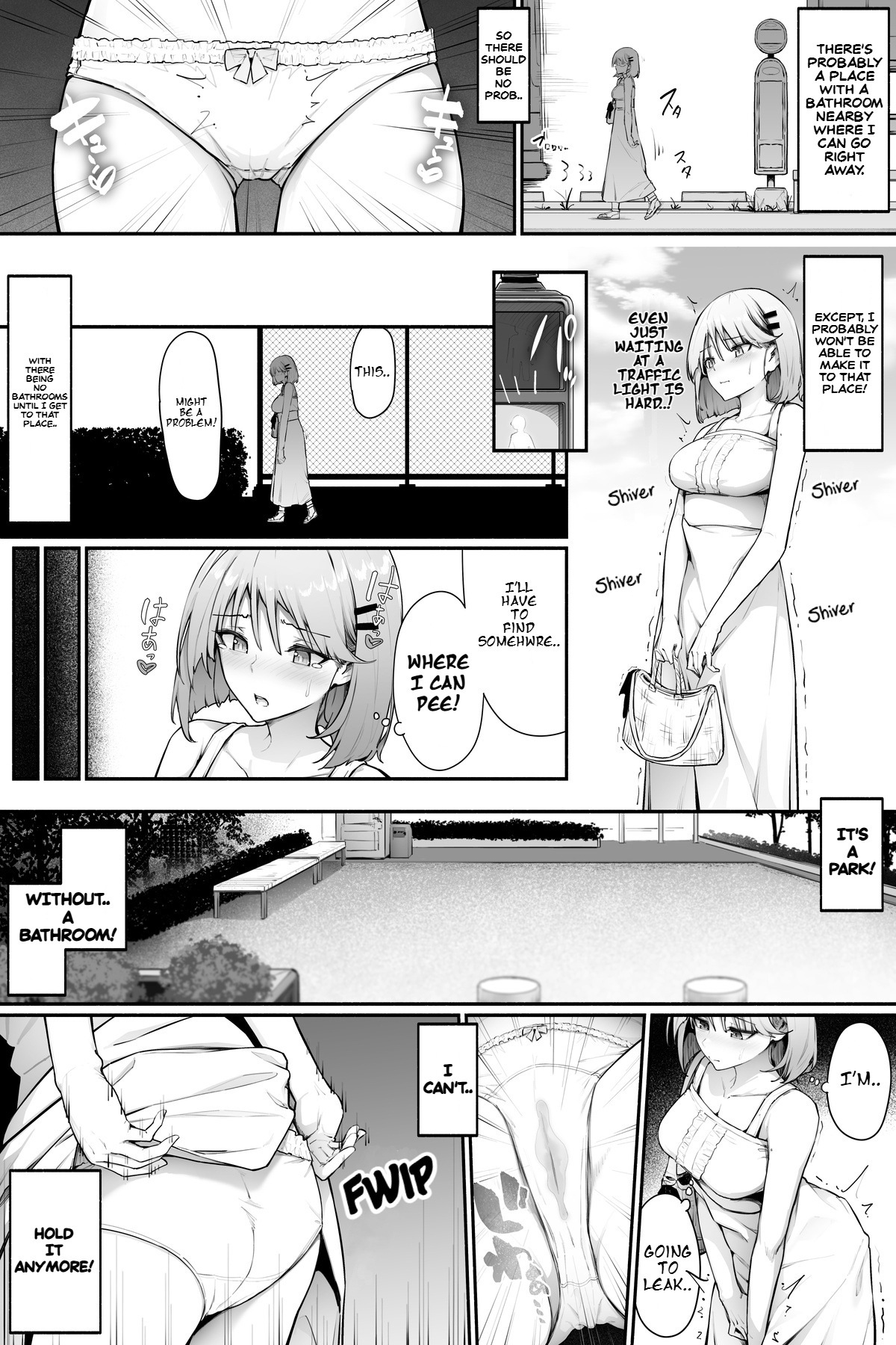 She just spilled her water, right? page 2 full