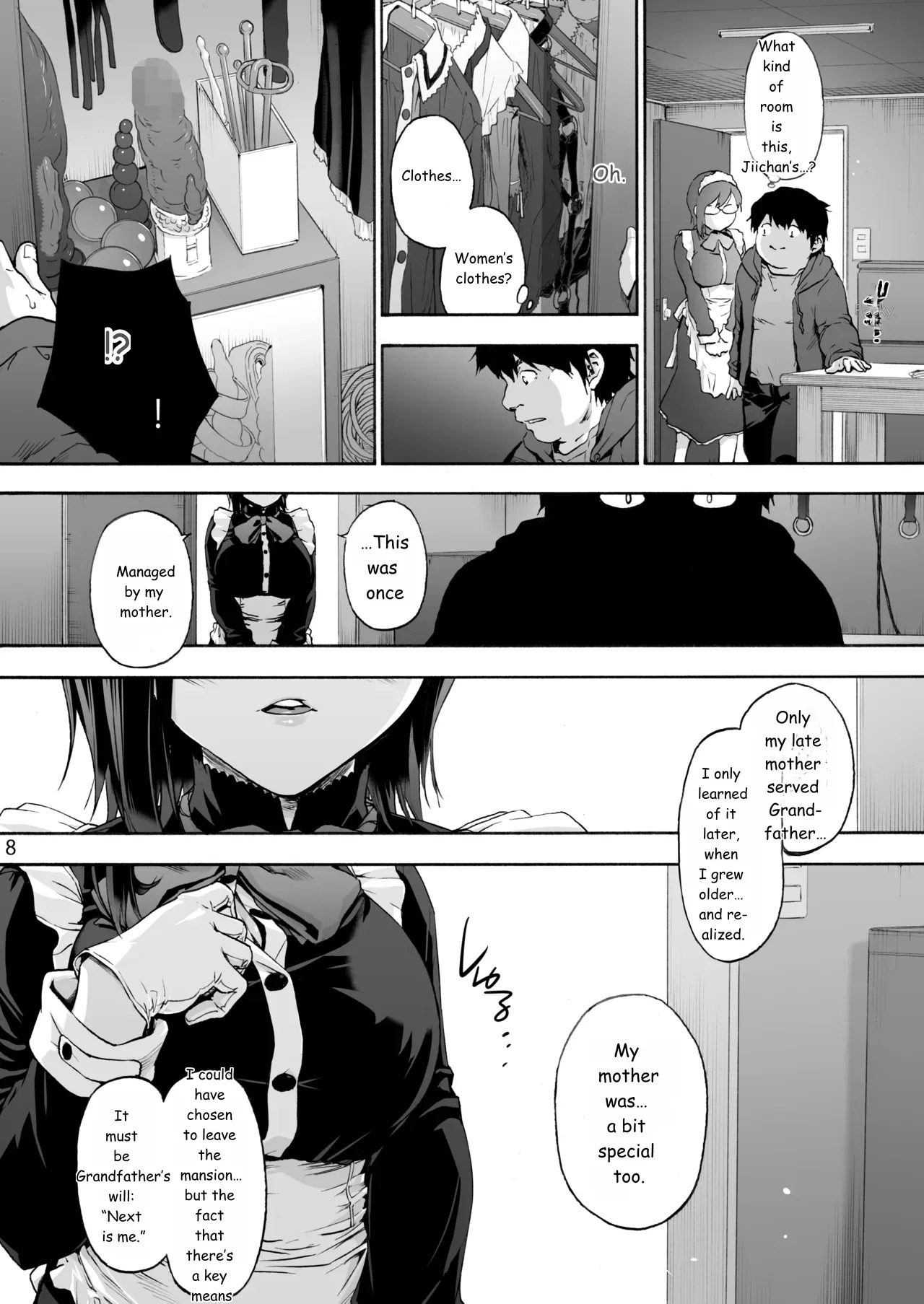 Sousou meikan Futanari Maidsan wa Seiyoku ga Tsuyoi page 10 full