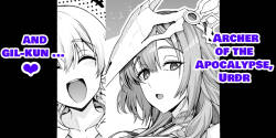 Uruzu, giru-kun kara maryoku kyōyo o teian sa reru…❤ - Archer of the Apocalypse, Urðr and gil-kun...♥