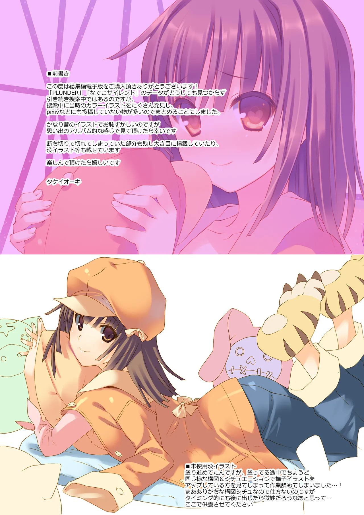 TIES Bakemonogatari Color Illustration Compilation Book page 2 full
