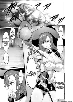Mini Manga Part 1~2  - A carefree older sister-type magician gets swallowed whole by a worm.