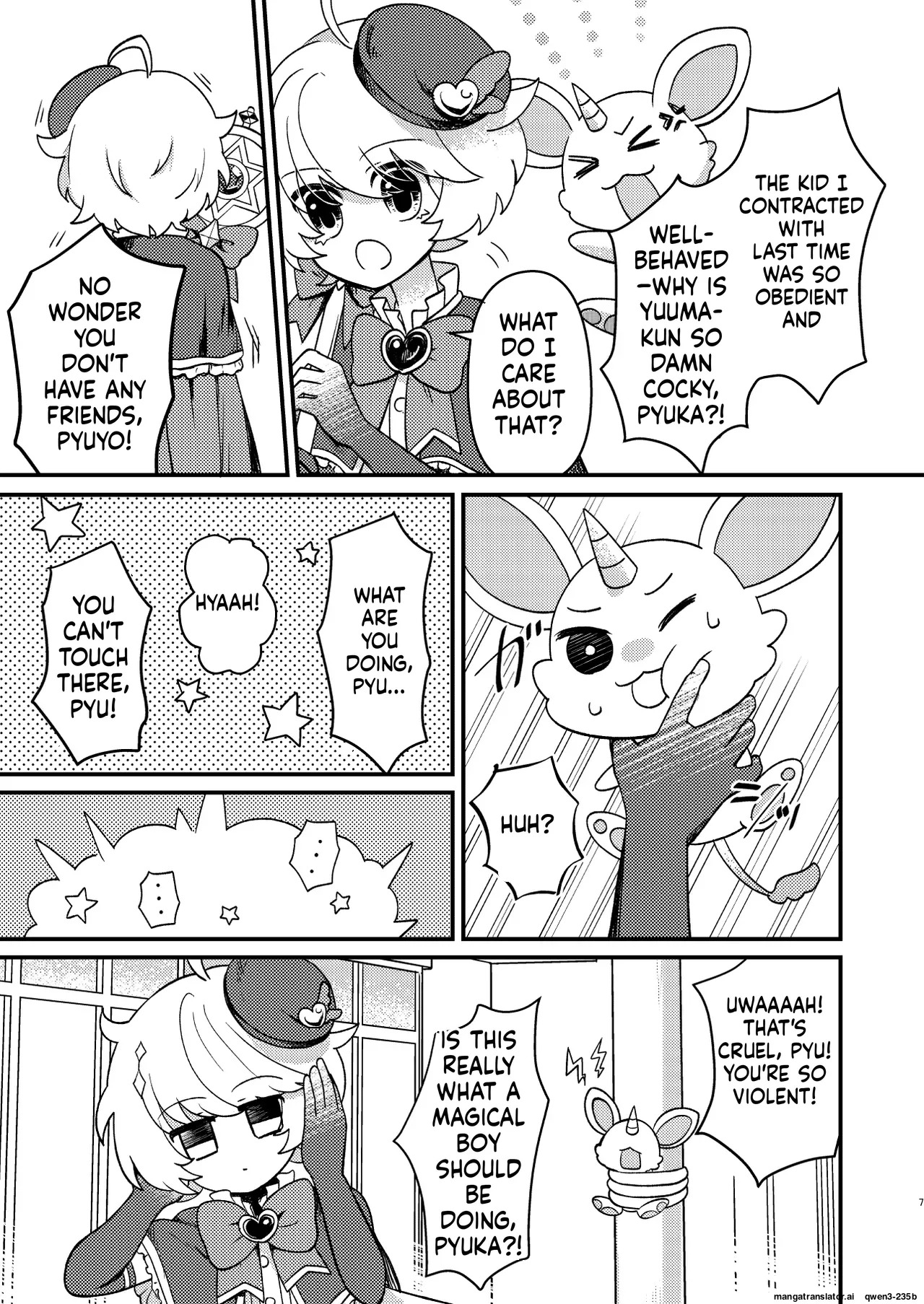 Namaiki Mahou Shounen o Shokushu de Chousa Shita Ken page 6 full