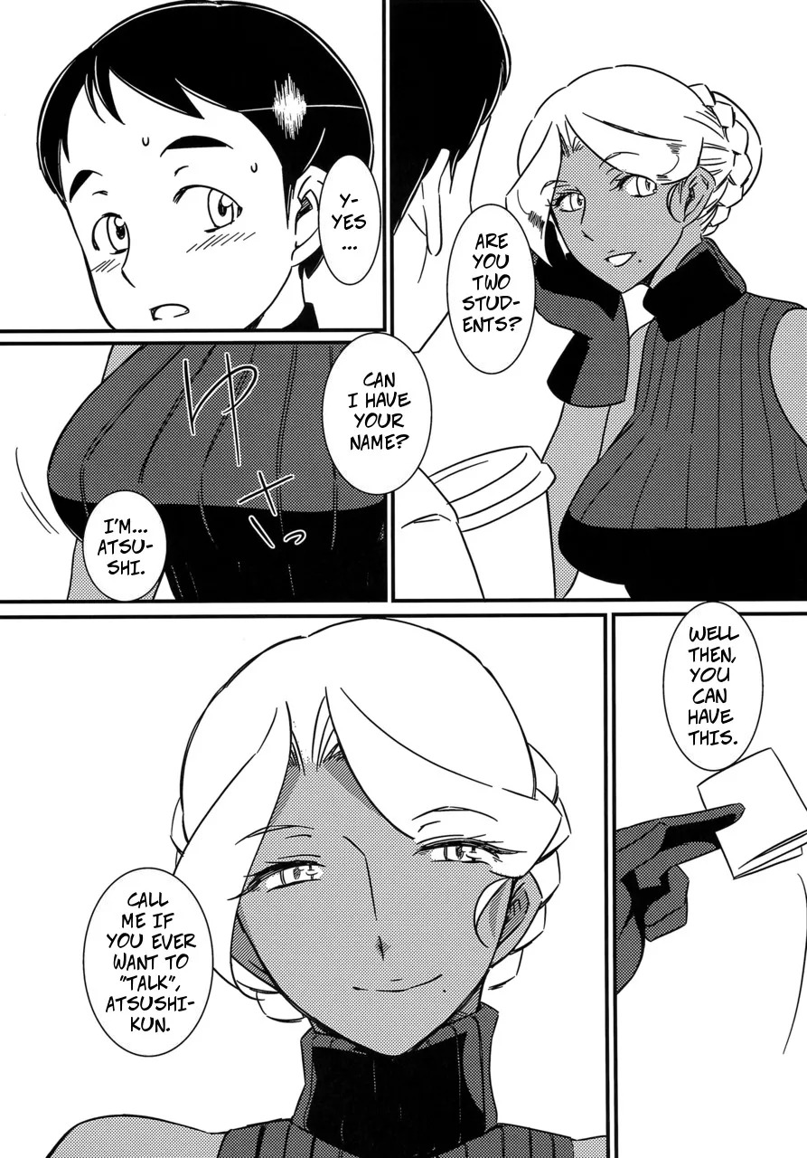 Kasshoku Oneesan no Fudeoroshi Ver. 6 | Brown Lady Takes His First Time Ver. 6 page 5 full