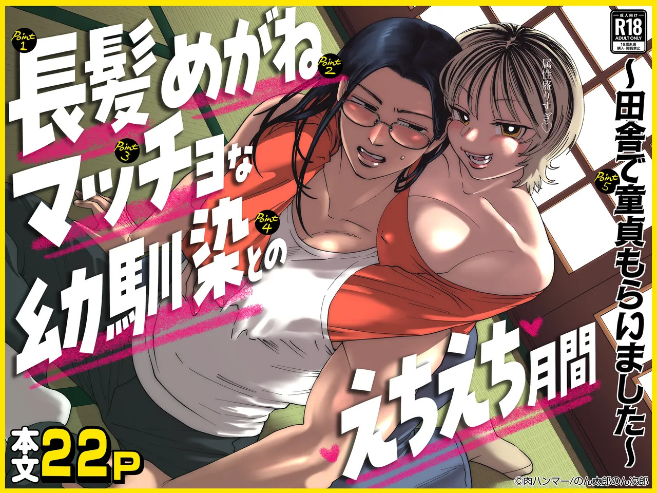 Chouhatsu Megane Maccho na Osananajimi tono Echiechi Gekkan Inaka de Doutei Moraimashita page 1 full