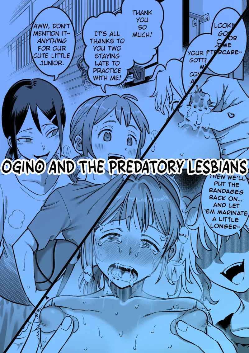 Zu-senpai to Ogino | Ogino and the Predatory Lesbians page 1 full